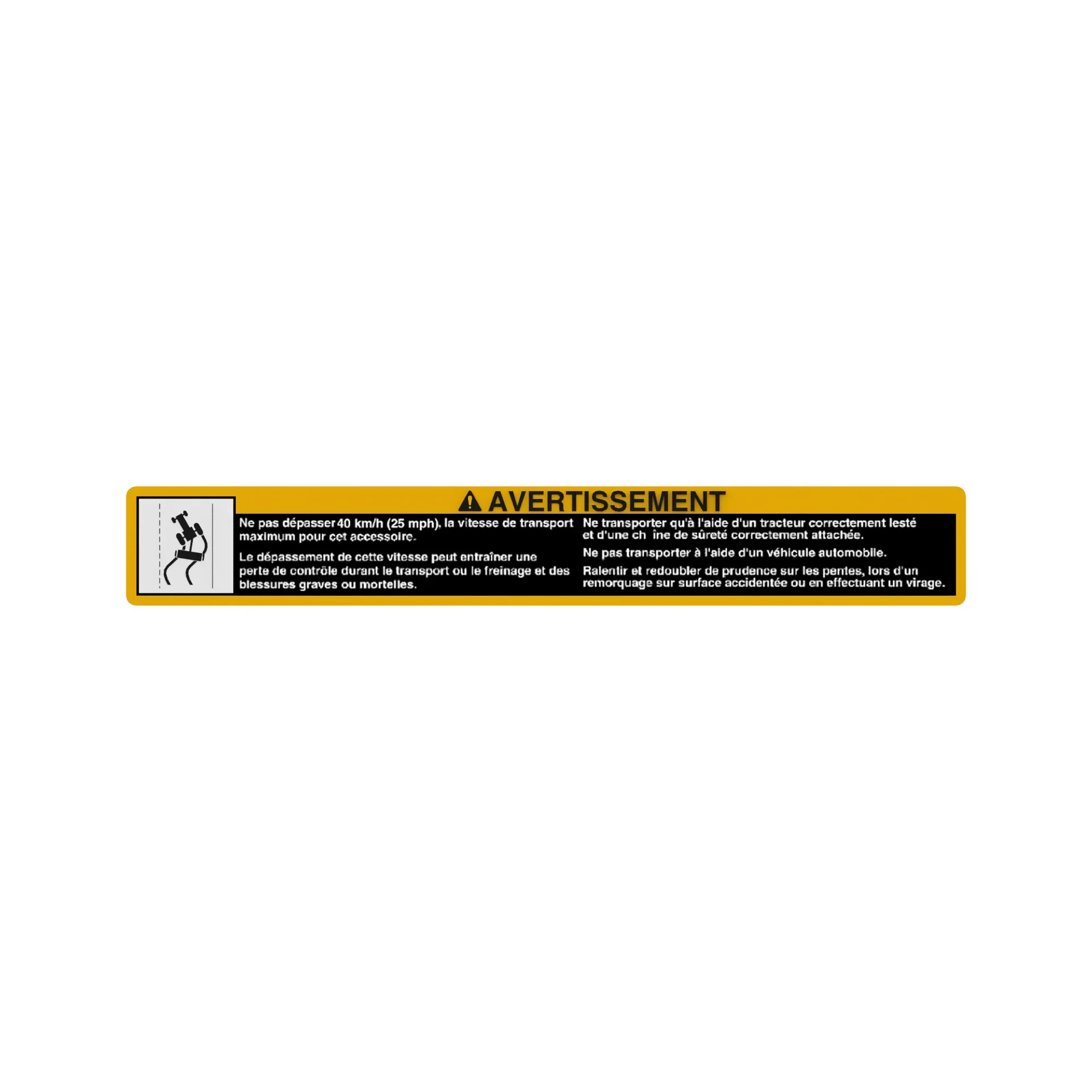 John Deere Safety Sign - FH343787