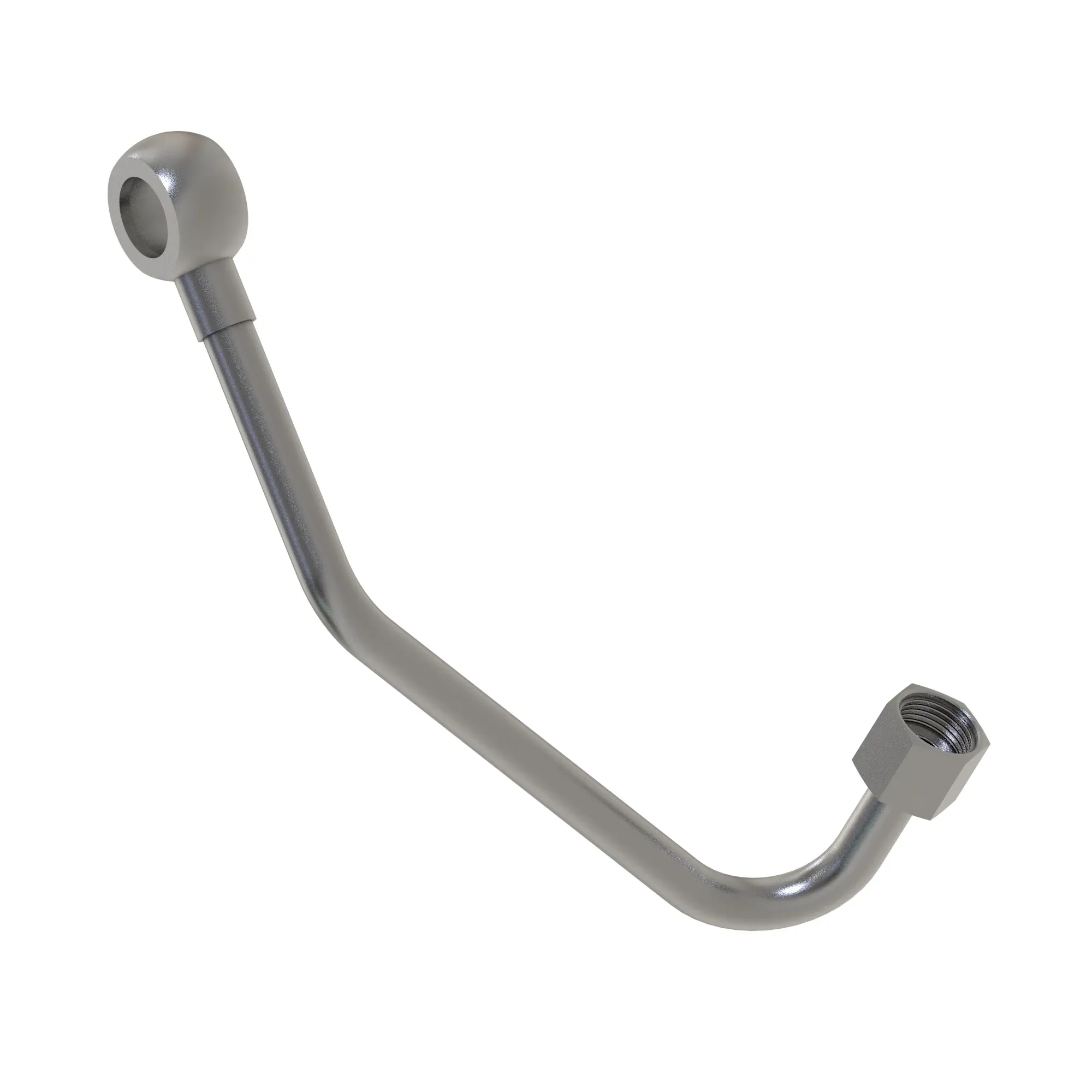 John Deere Bulkhead to Valve Oil Line - LVA23414