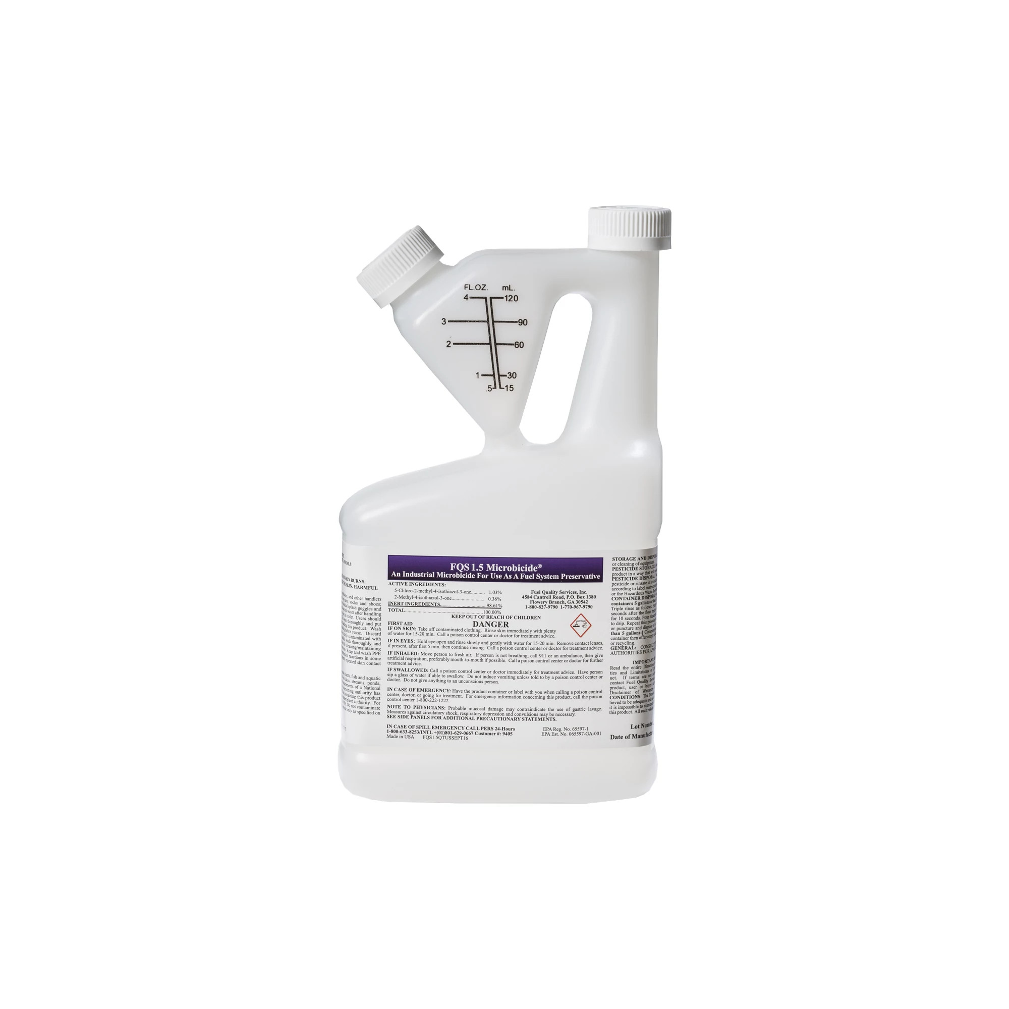 John Deere Diesel Fuel Storage Stabilizer, FQS 1.5 Microbicide, 946 ml (32 Fluid Oz) - PM701014US