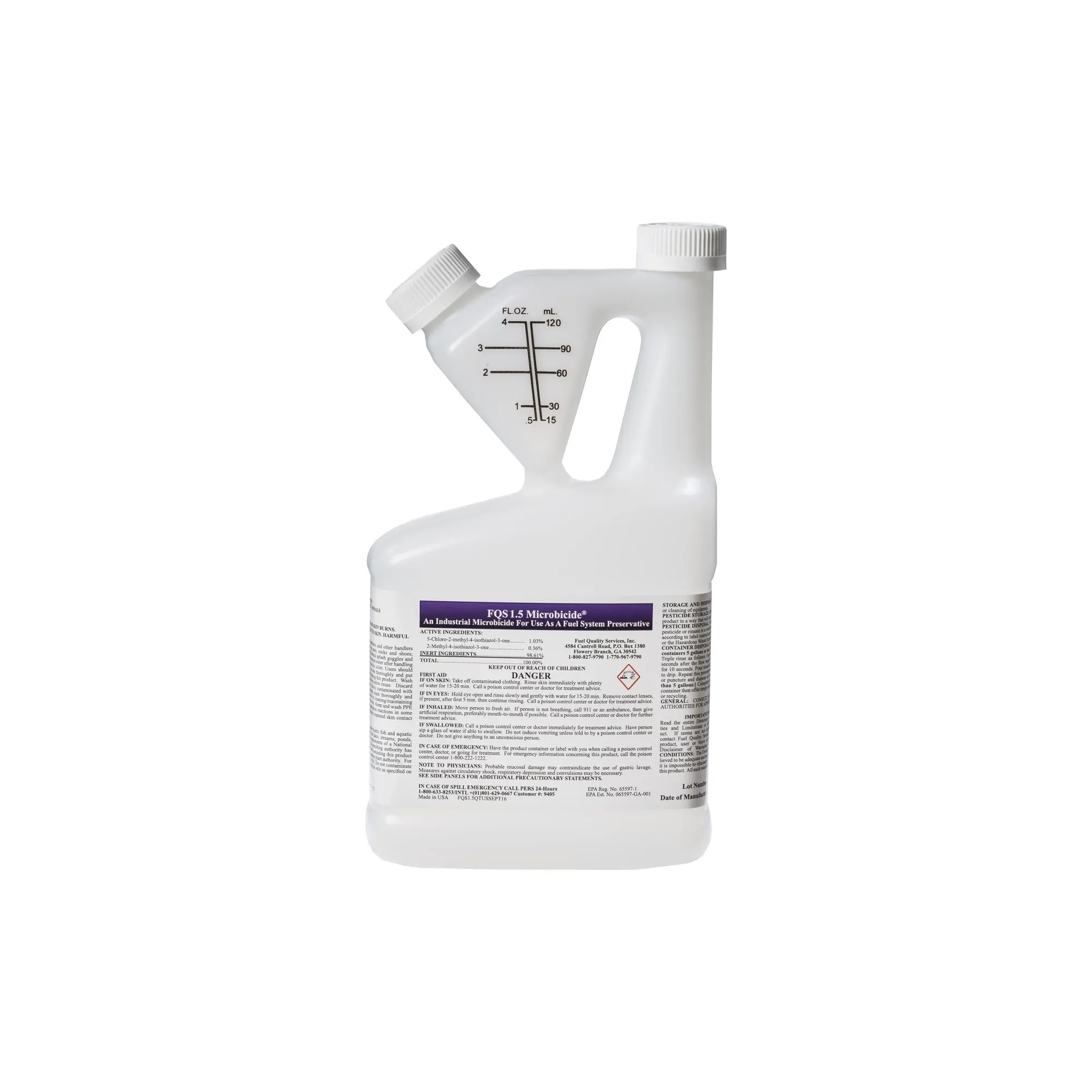 John Deere Diesel Fuel Storage Stabilizer, FQS 1.5 Microbicide, 946 ml (32 Fluid Oz) - PM701014US