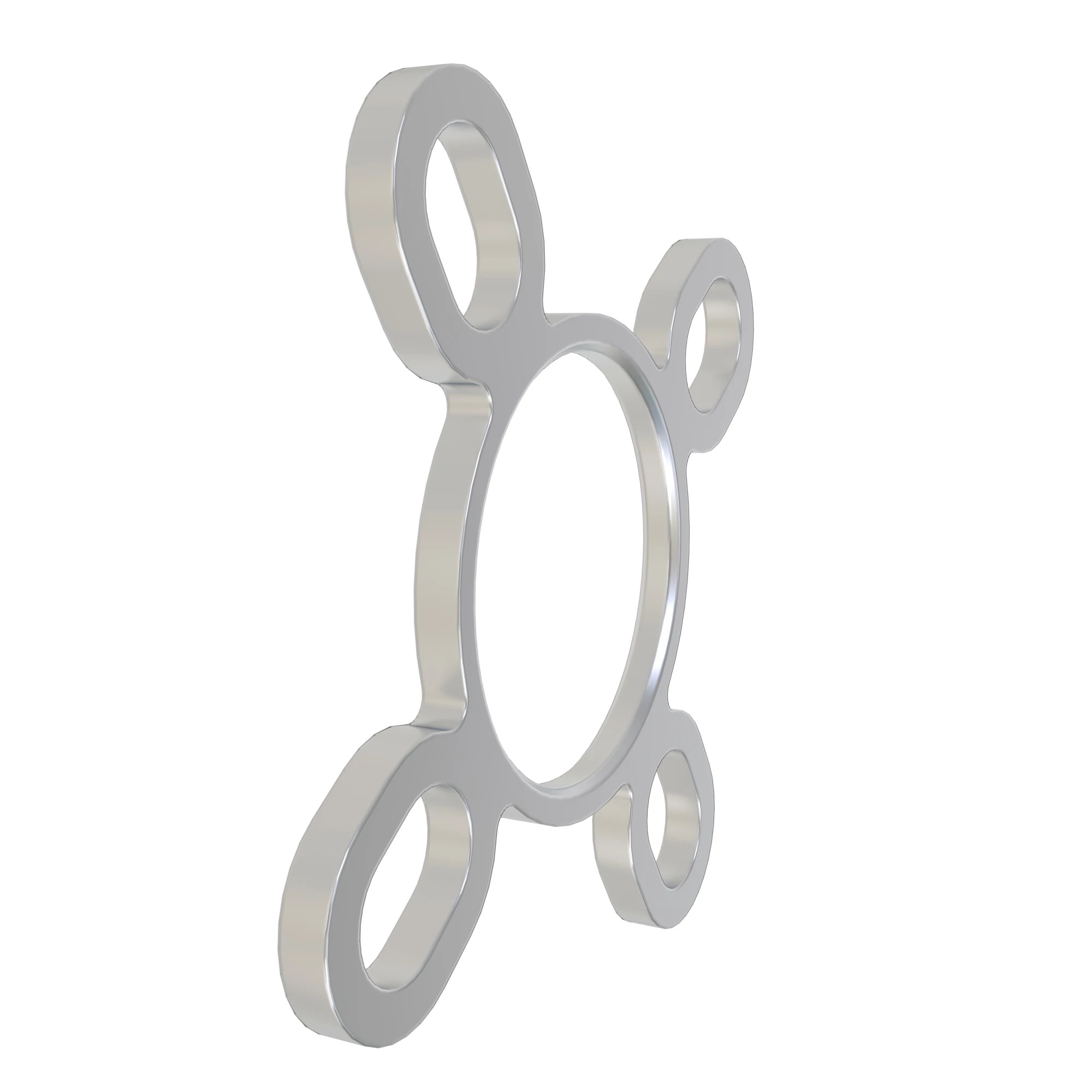 SPACER, FAN, 4 HOLES, 4MM