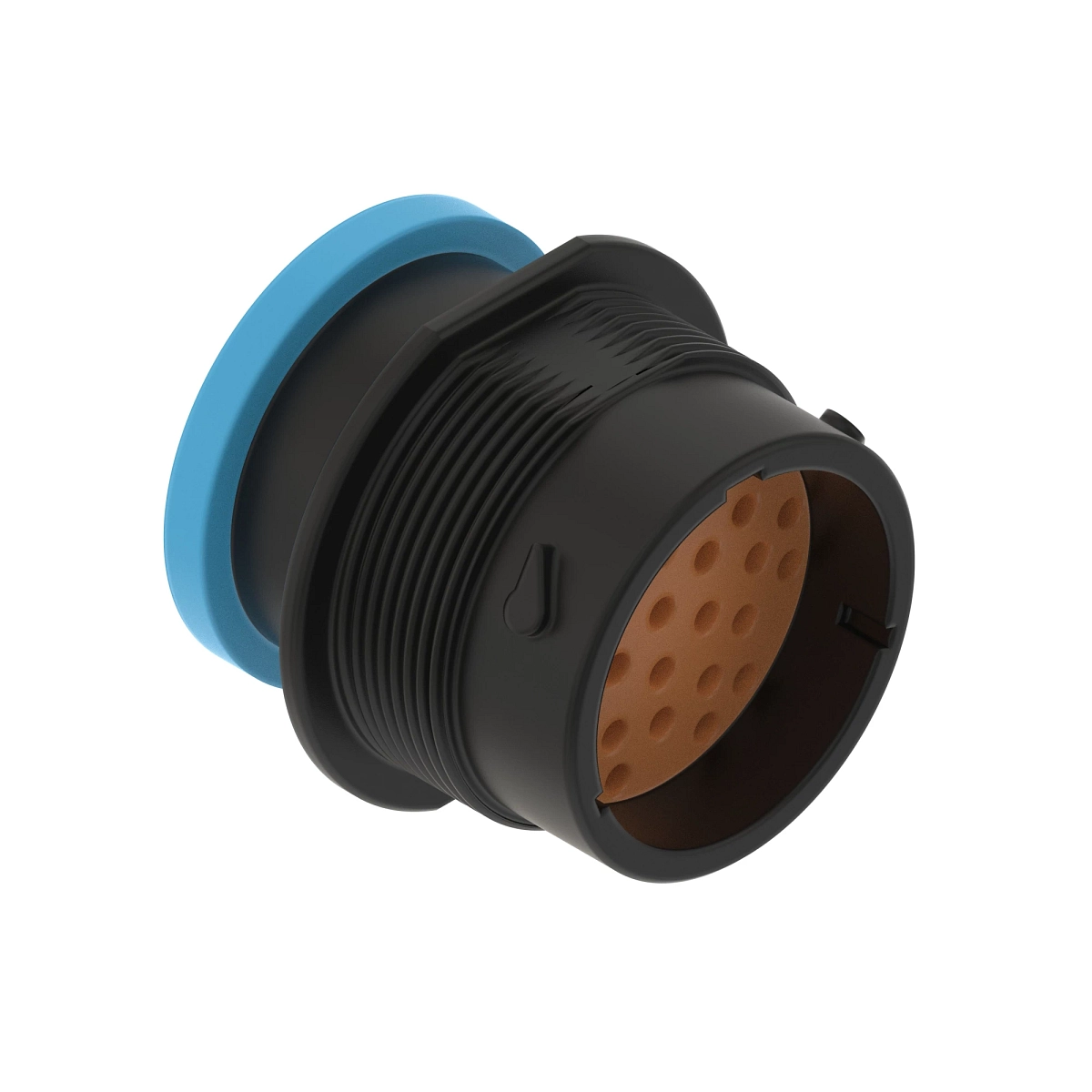 John Deere Black Electrical Connector Housing, 31 Cavities - 57M9512