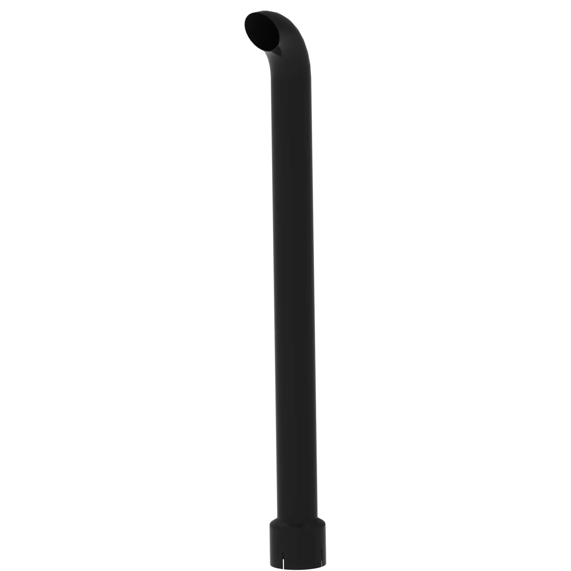 EXTENSION, EXHAUST W/OCLAMP (BLACK)