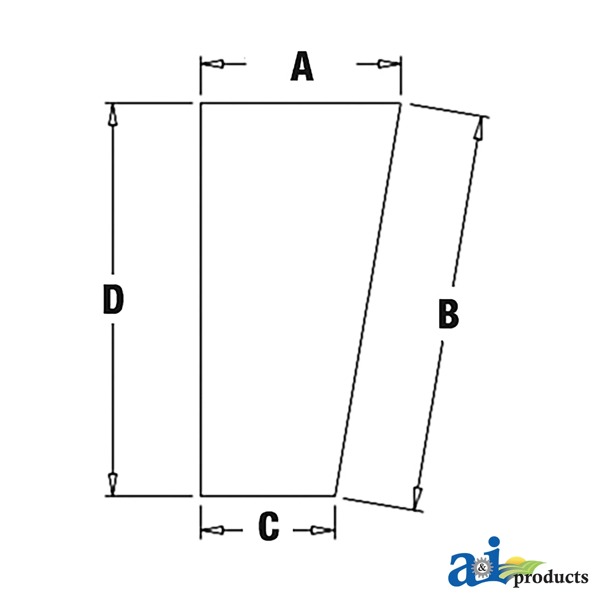 A&I Products Lower Windowpane - A-T191072