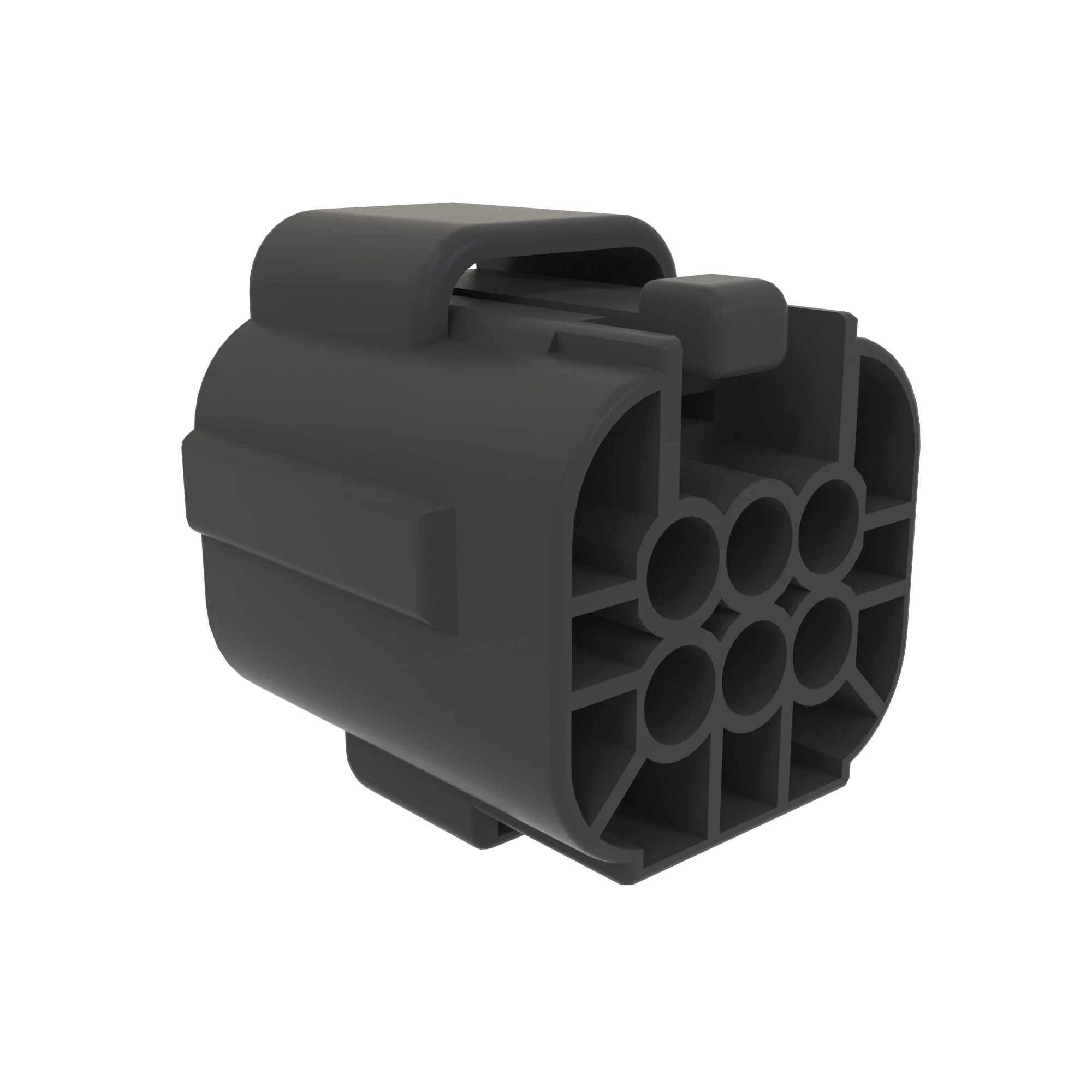 TYCO TE 6WAY FEM SLD BLK PLSTC