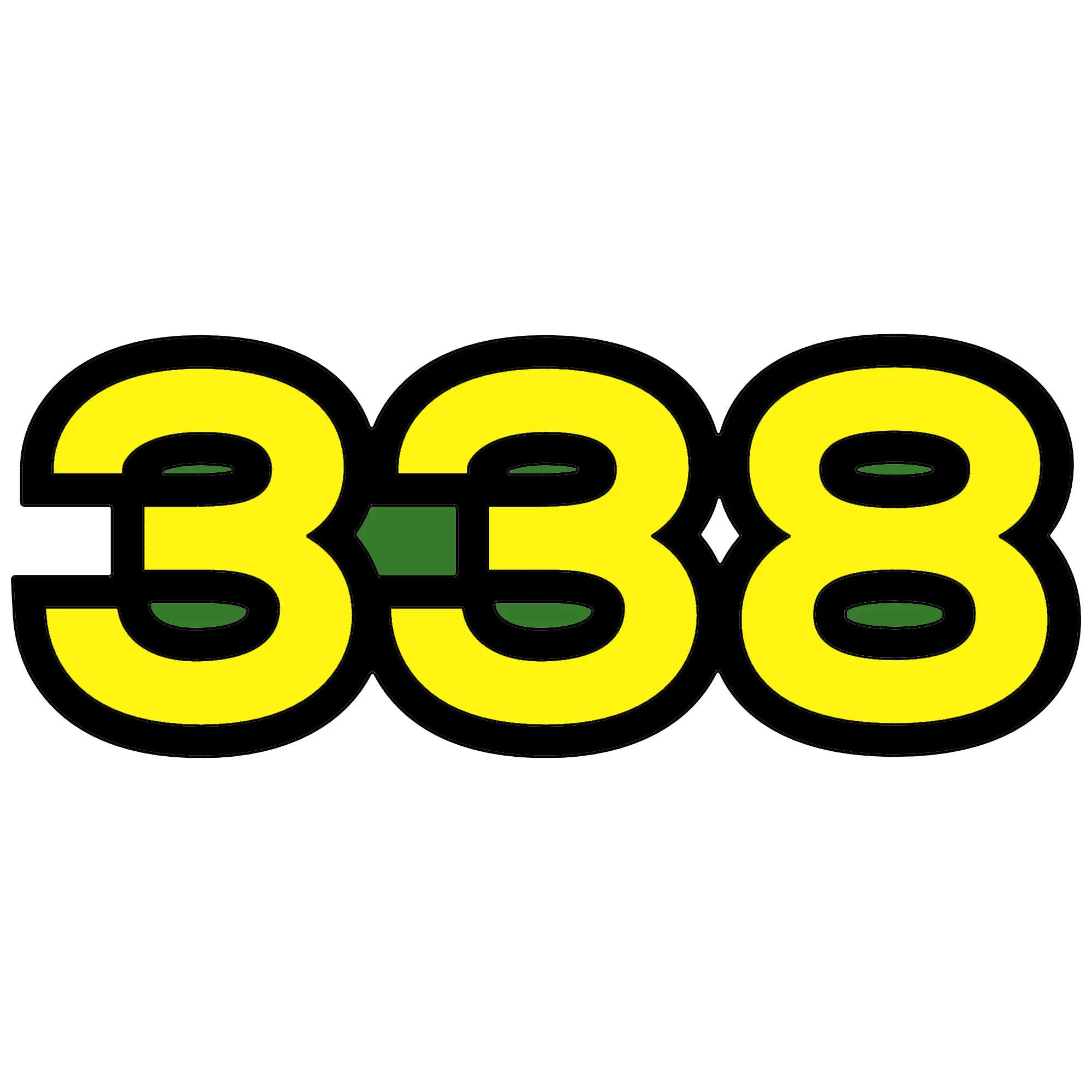 John Deere 338 Label - E125441