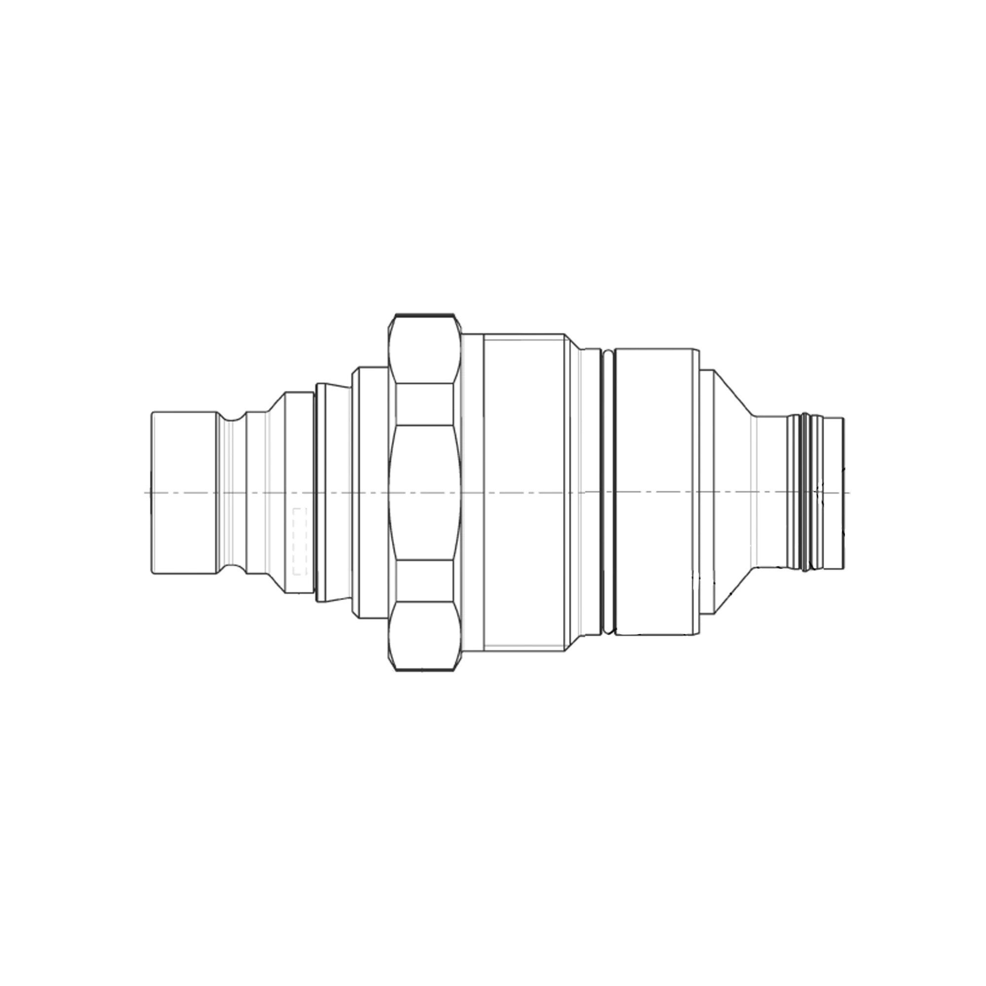 John Deere Hydraulic Quick Connect Coupler - AT406474
