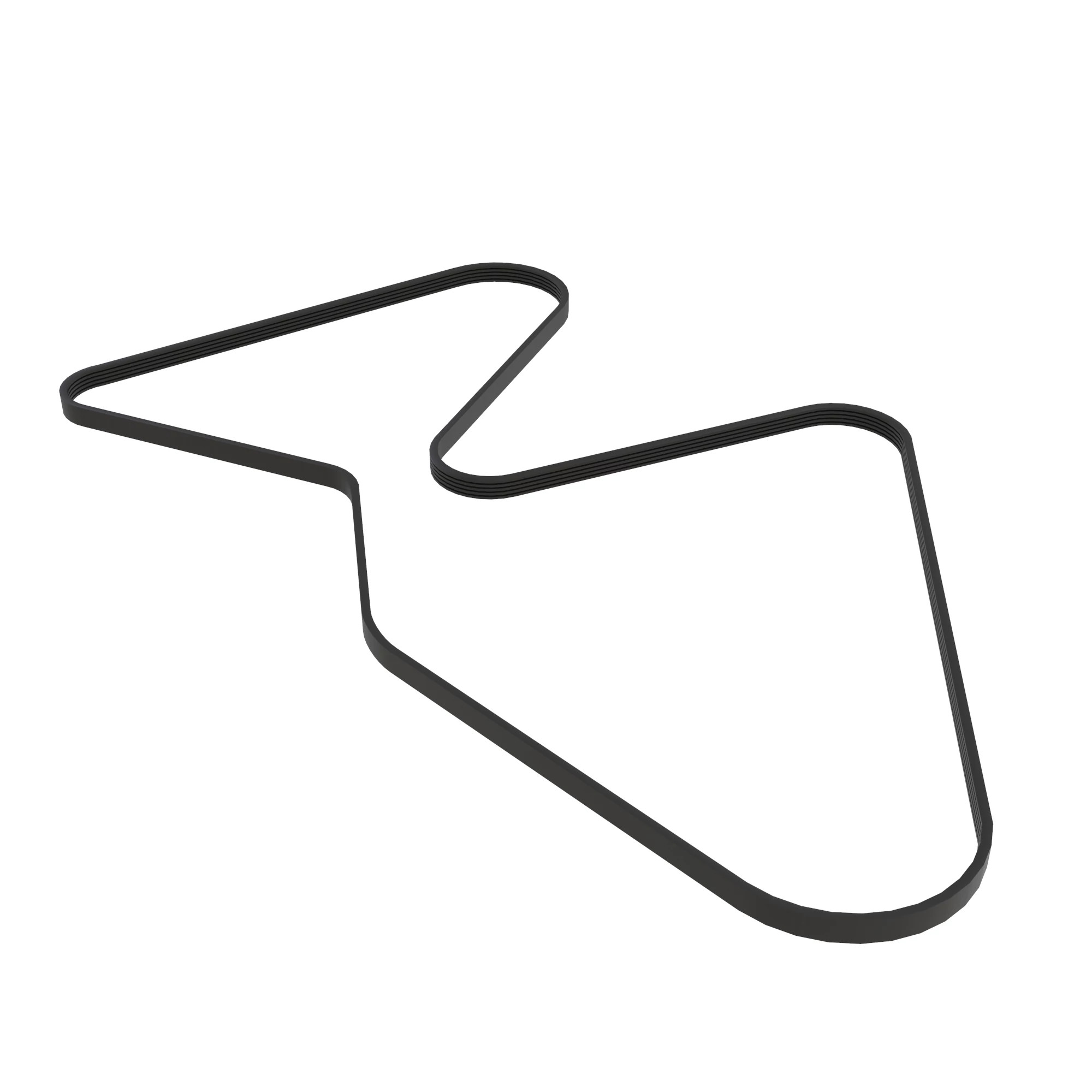 John Deere Engine Fan and Idler Pulley V-Belt, Effective Length 2320 mm (91.3 inch) - R123465