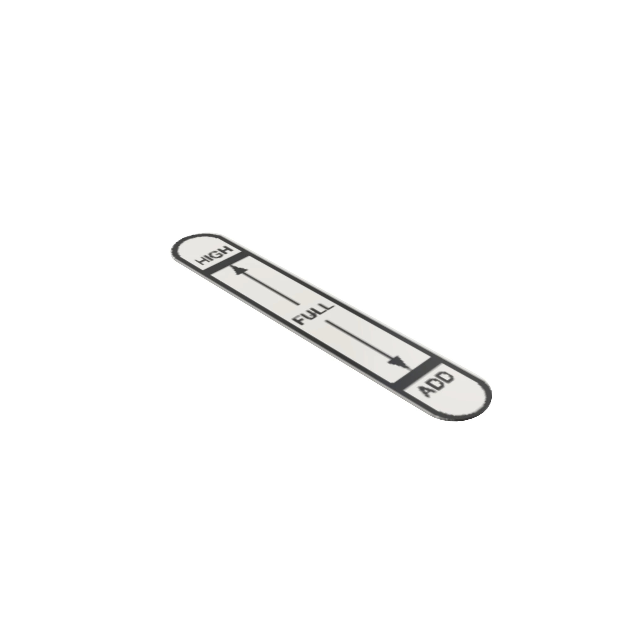 LABEL, HYD RES SIGHT GAUGE