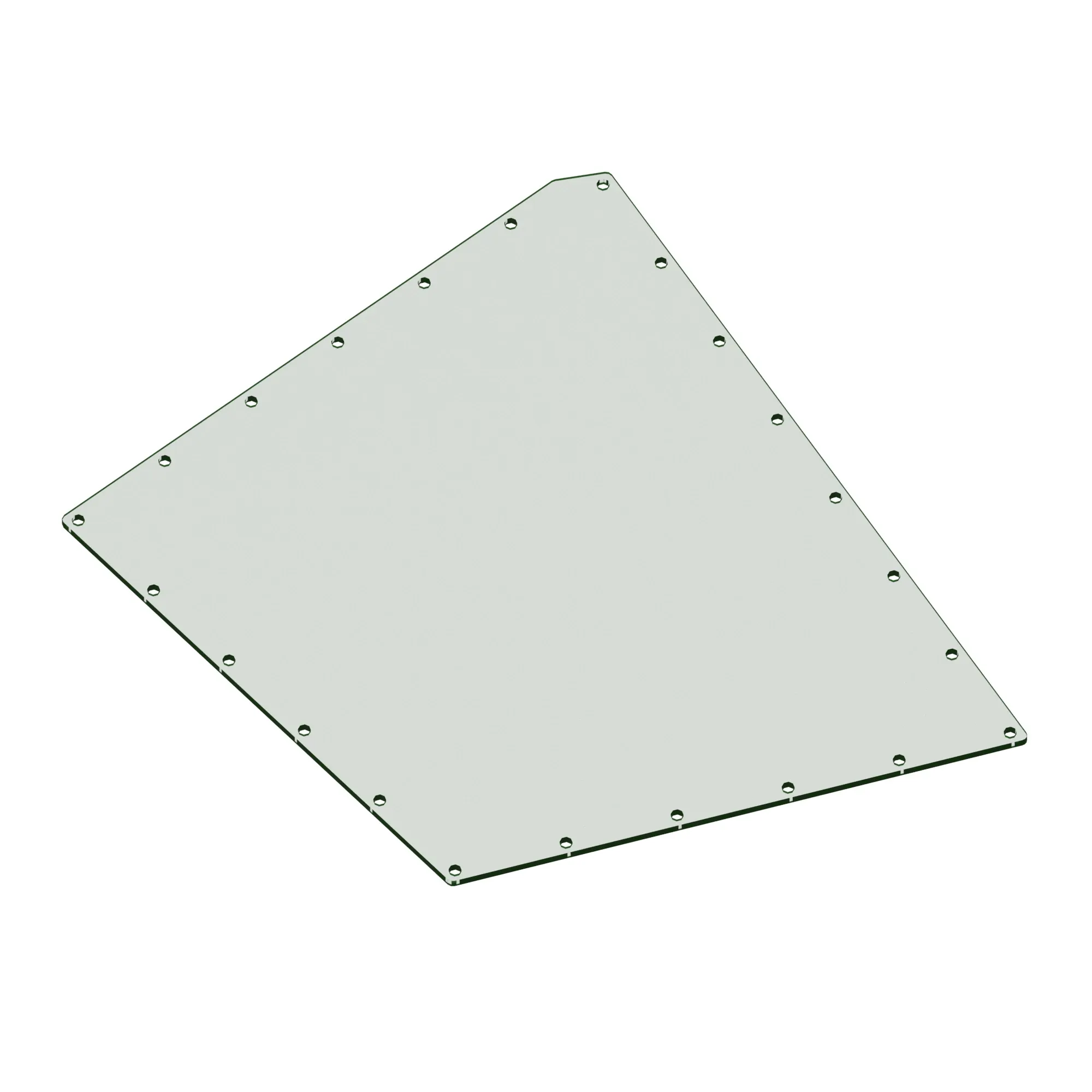 John Deere Right Side Window - T248769