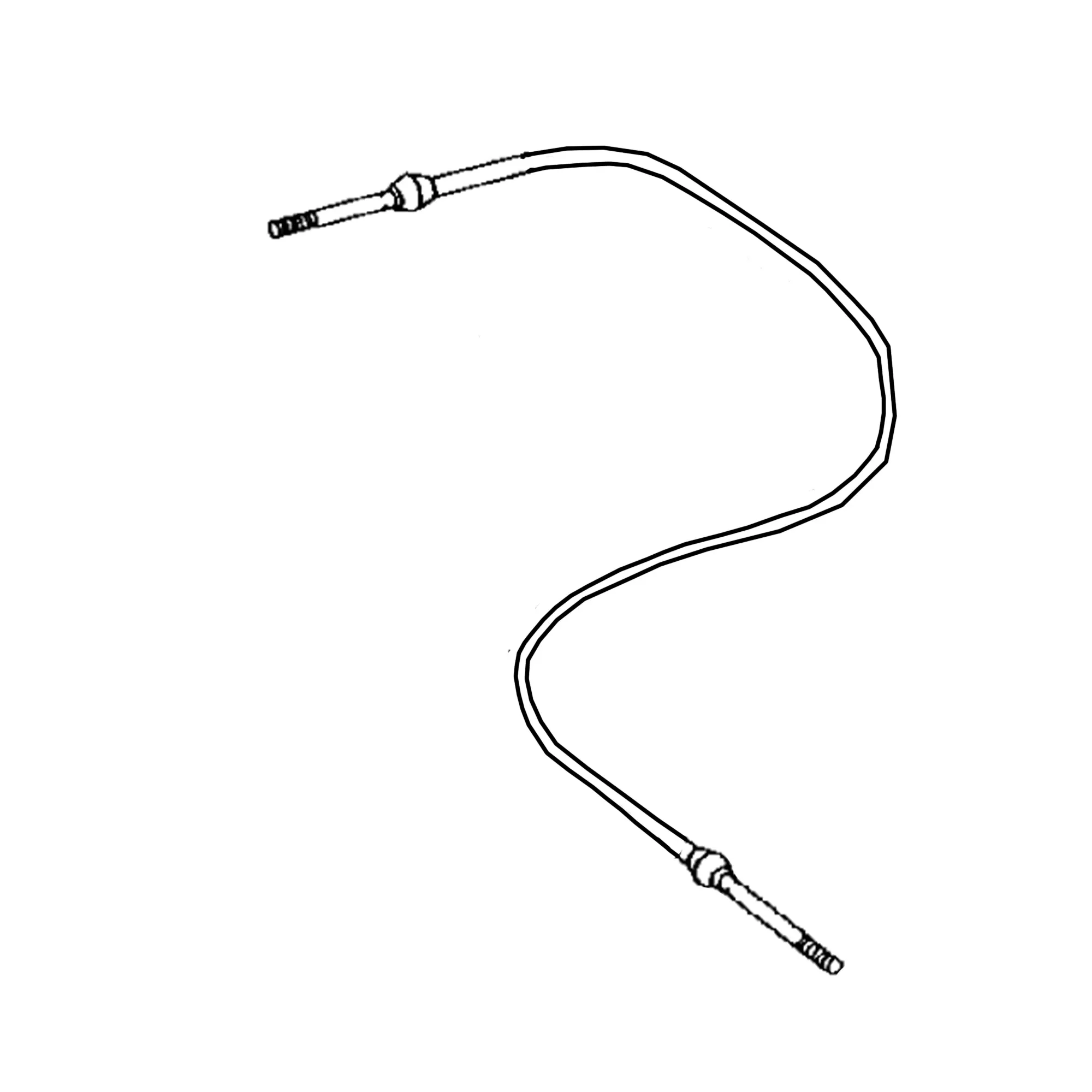John Deere Hydrostatic Drive Control Push Pull Cable - AH135844