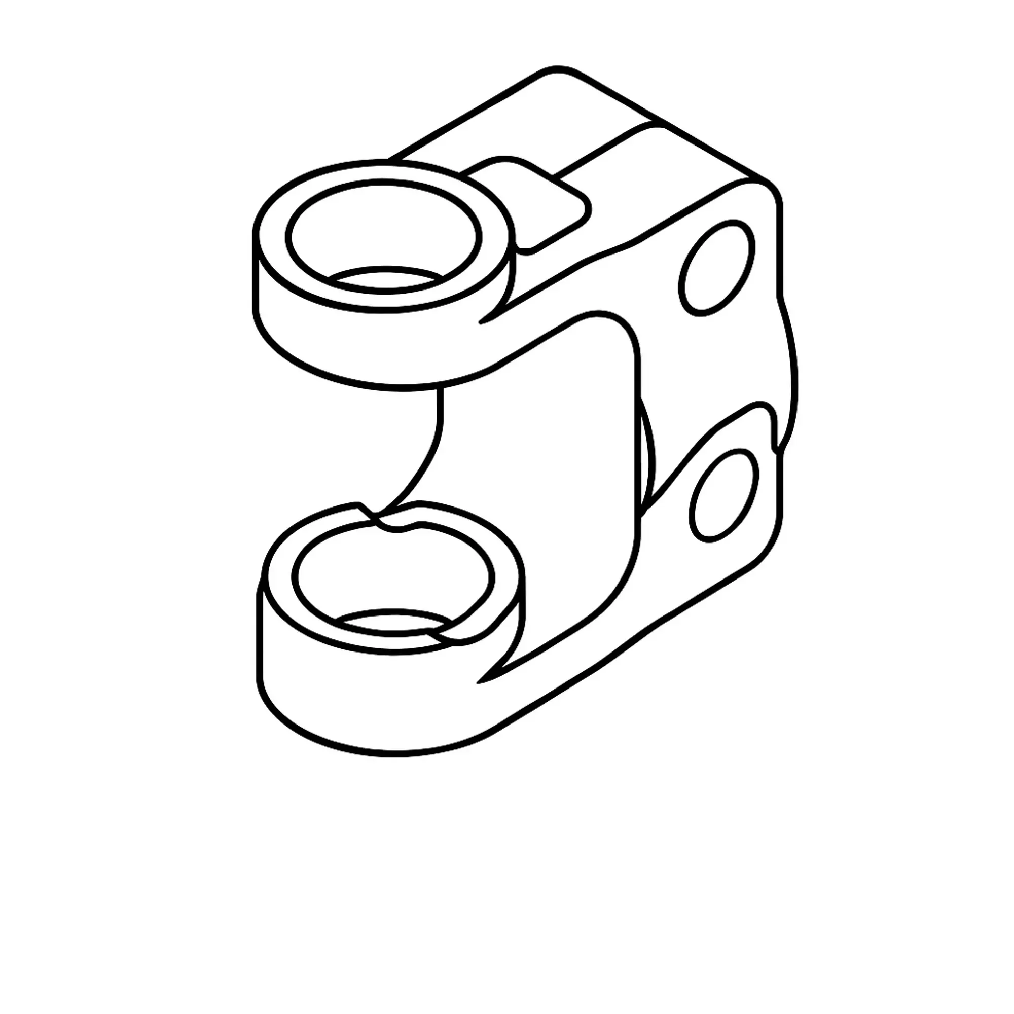Yoke With Locking Collar