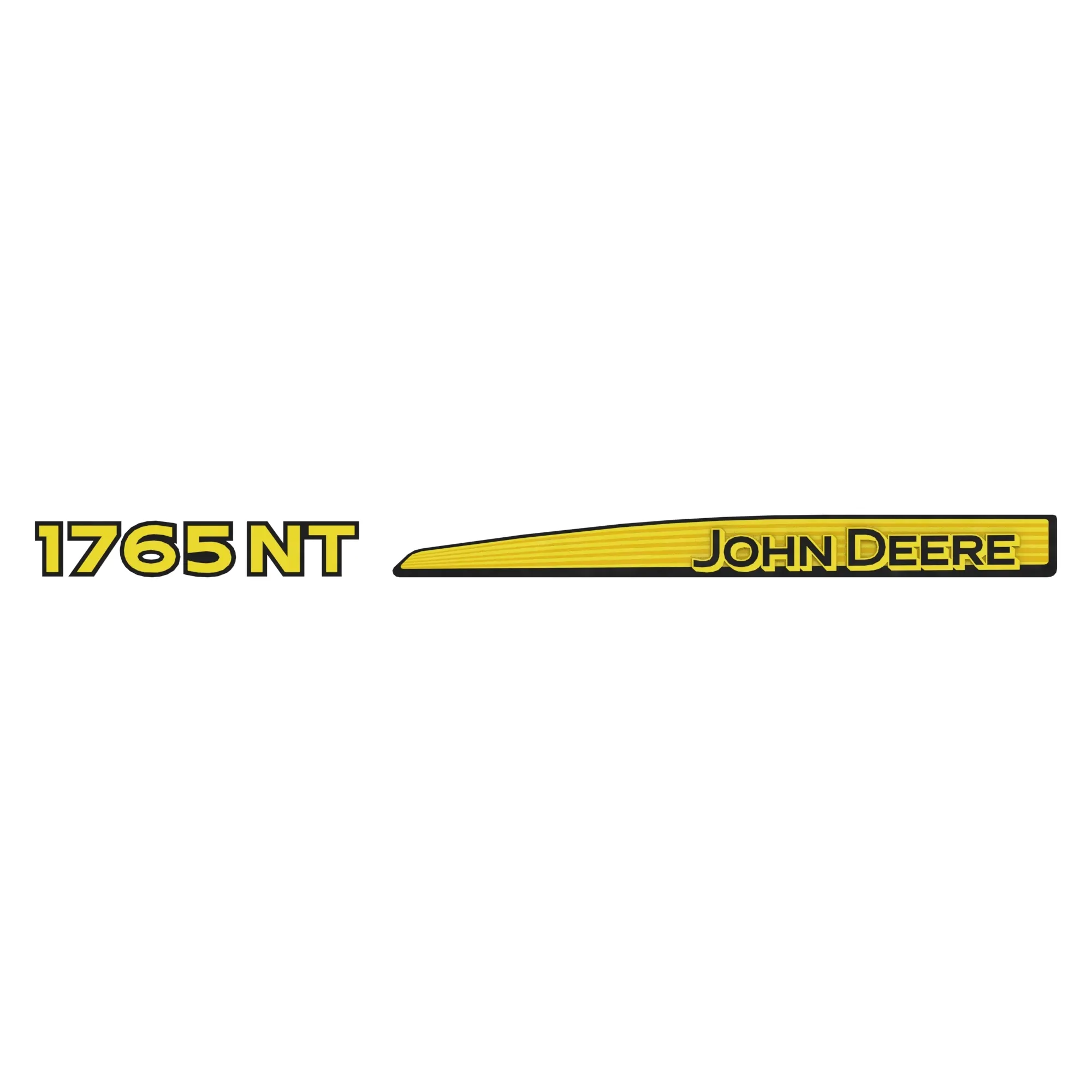 John Deere 1765NT Model Number Sign, Left Side - A99922