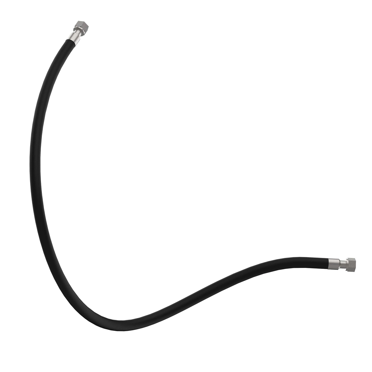 John Deere Cylinder Block to Boom Valve Swing Section Hydraulic Hose - F067398