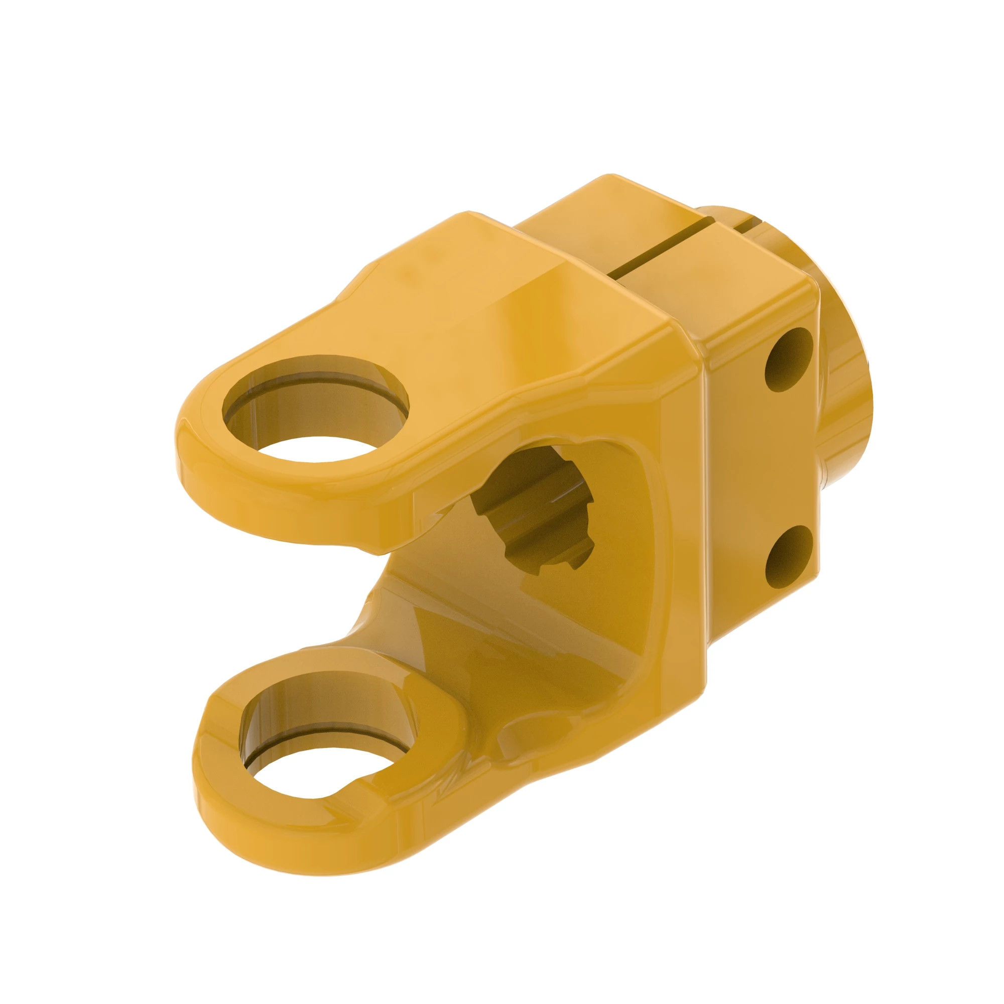 UNIVERSAL JOINT YOKE, 2 BOLT CLAMP,