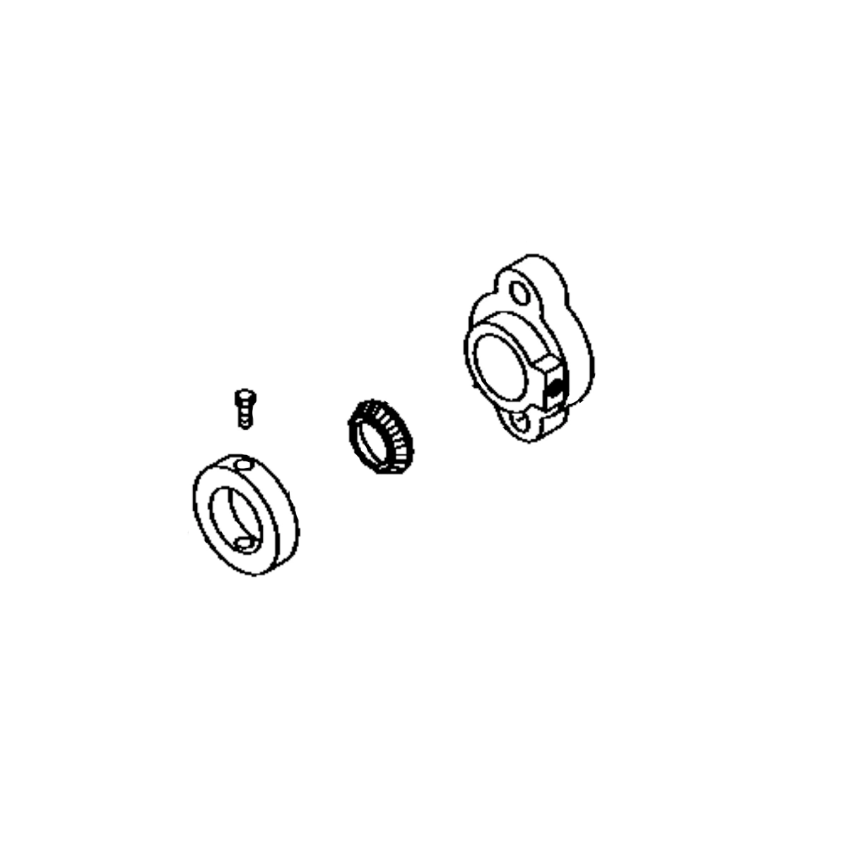 Bearing, Ball Assy, Flanged(2 Bolt)