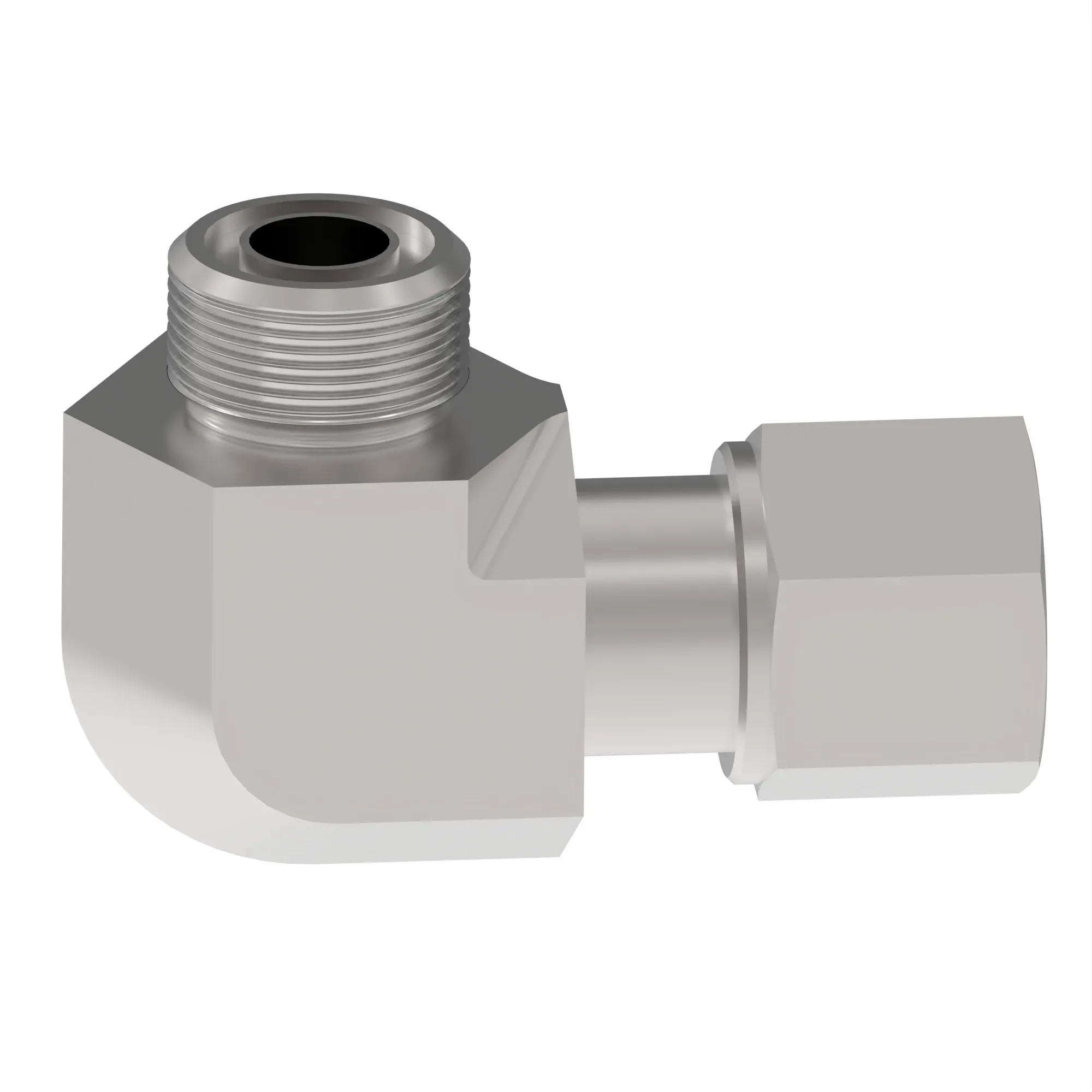 John Deere Elbow Fitting, 90 Deg Swivel Elbow - T427823