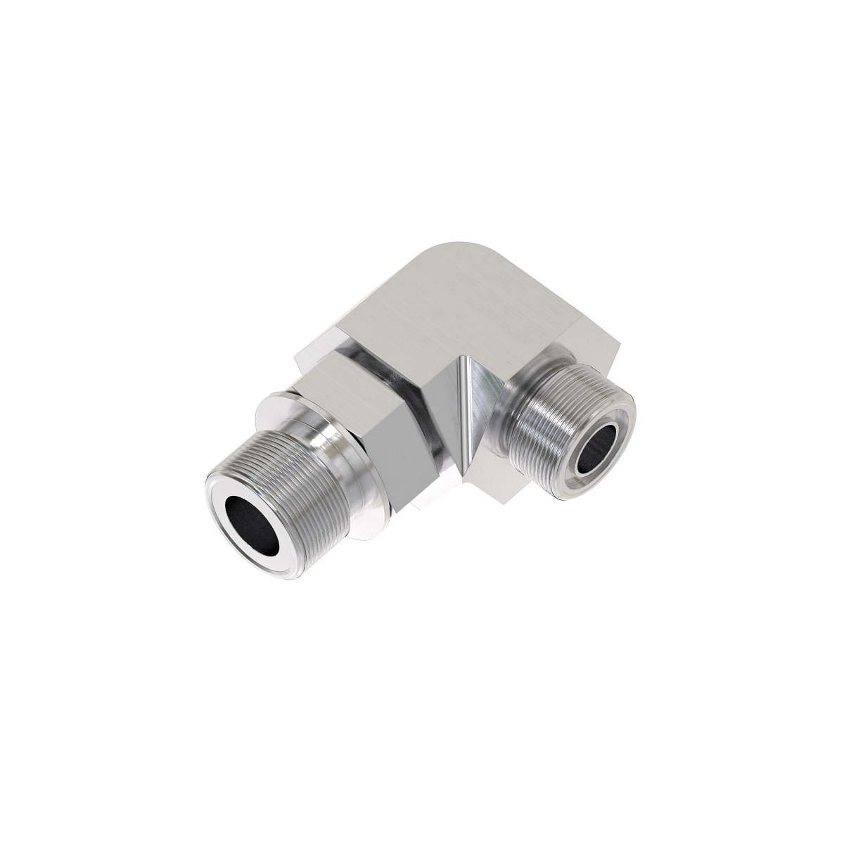 90 DEG ELBOW,O-RING FSF W/MET HEX
