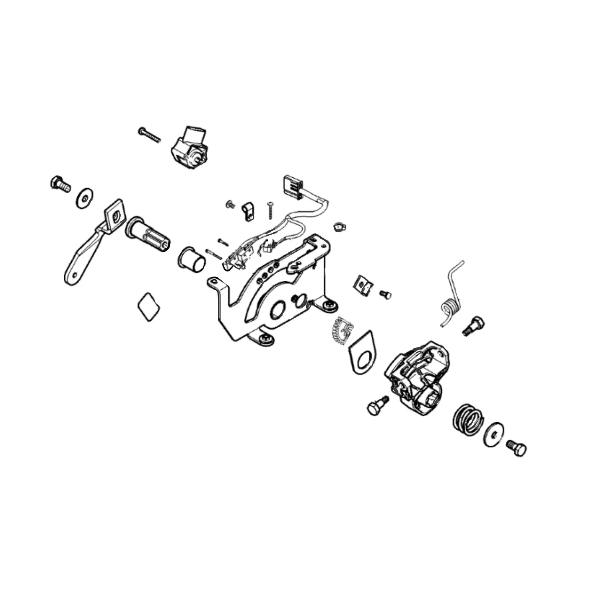 John Deere Hydrohandle Mechanism Control - AXE43664