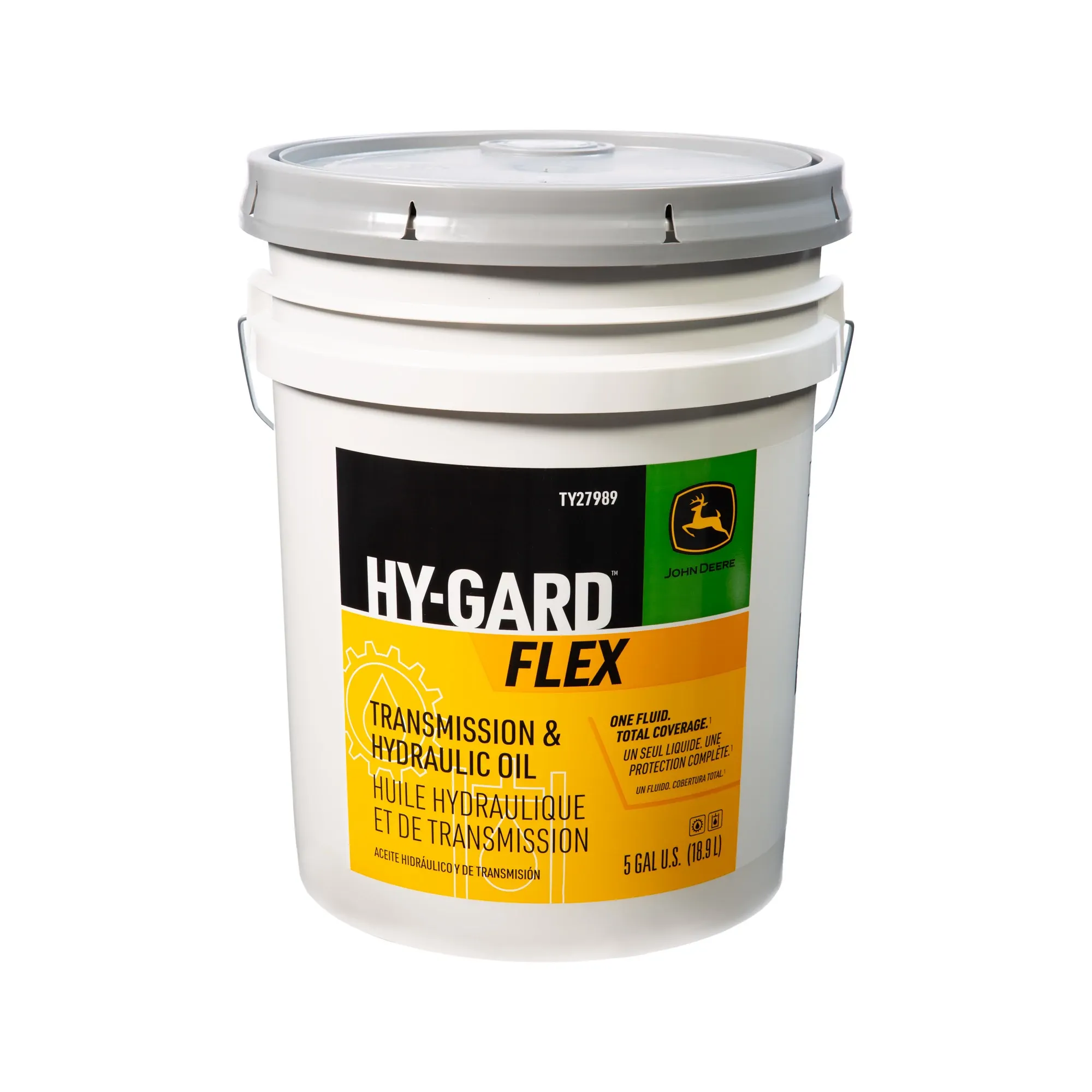 John Deere Transmission and Hydraulic Oil, Hy-Gard™ FLEX, 18.9 Liter (5 Gallon) Bucket - TY27989
