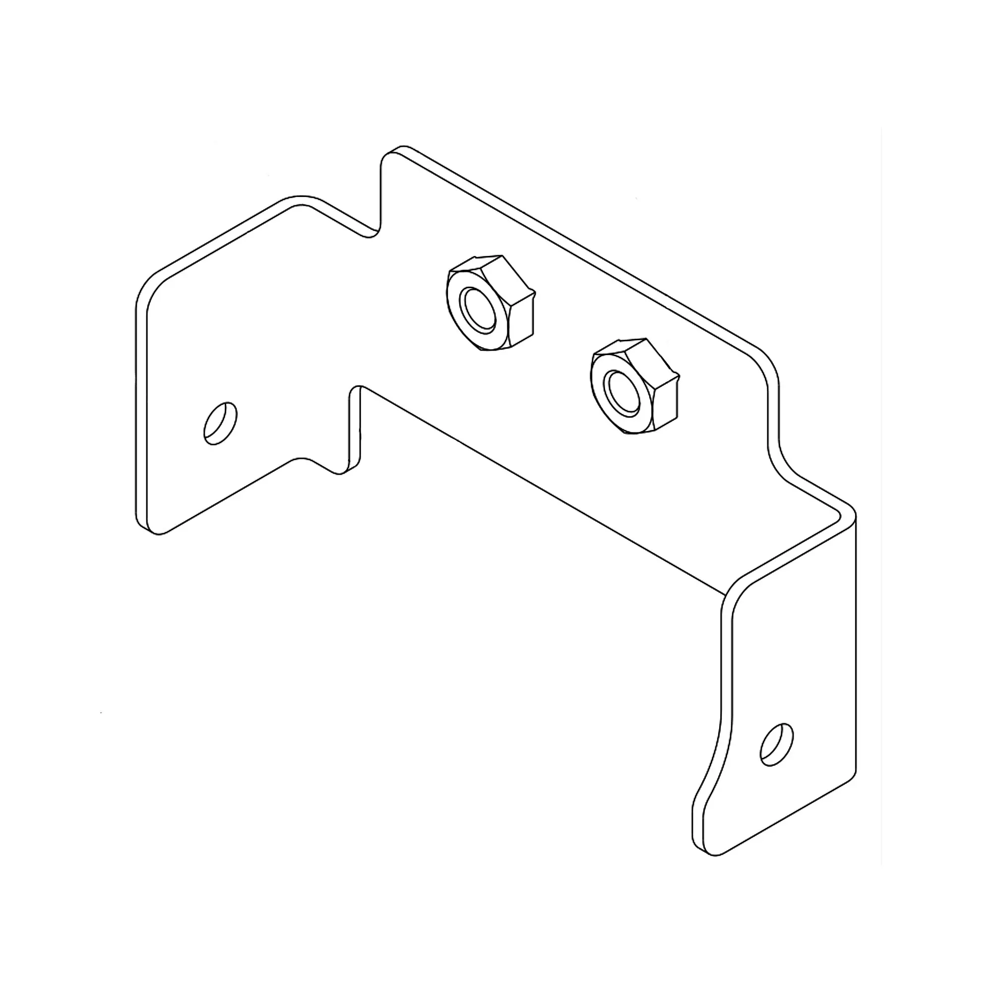 John Deere Upper Radiator Bracket - AT385876