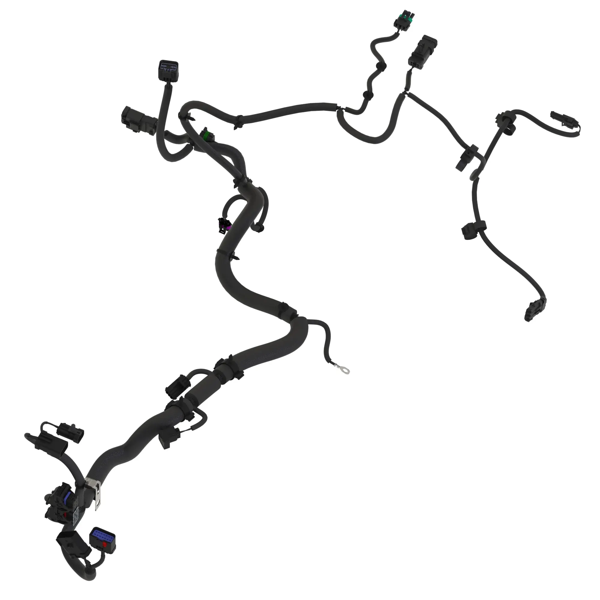 John Deere Front Hitch Wiring Harness - RE319488