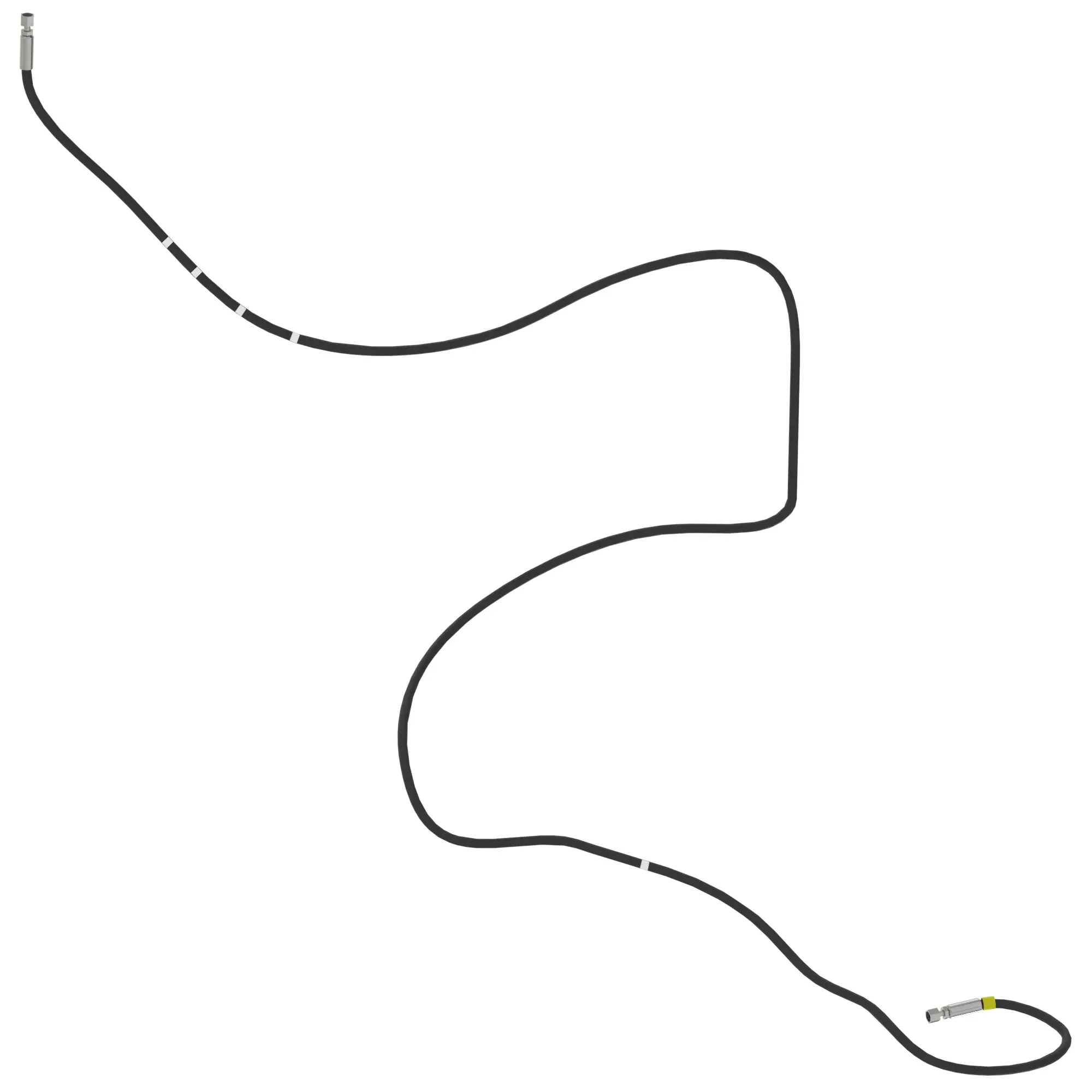 John Deere Left Front Park Brake Hydraulic Hose - AKK24680