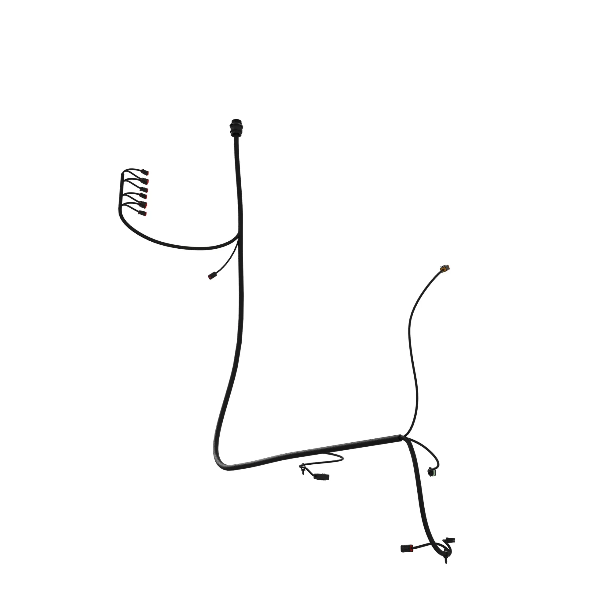 John Deere Right Center Frame Wiring Harness - AKK40076