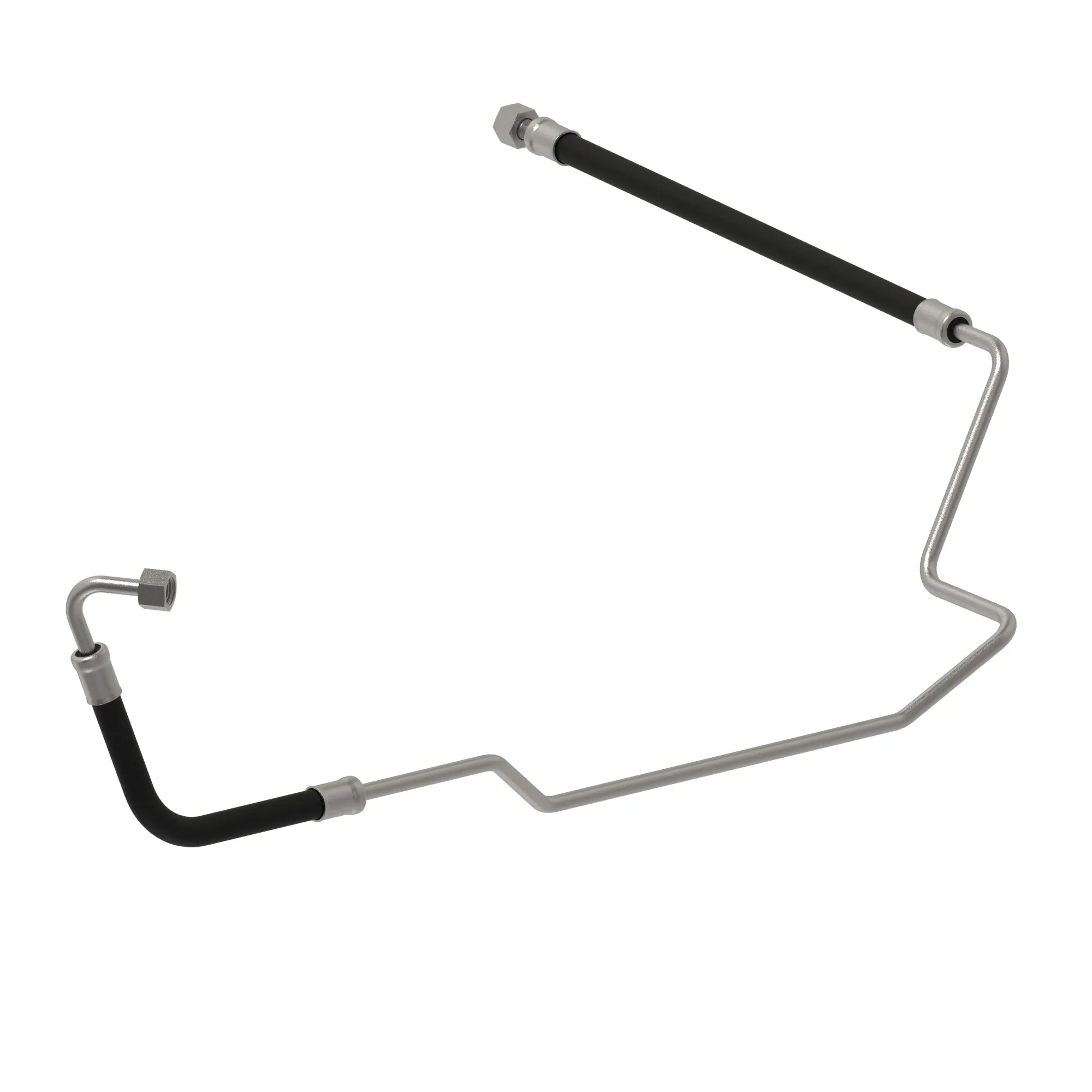 John Deere Steering Oil Line, Right Side, Rear - RE284399