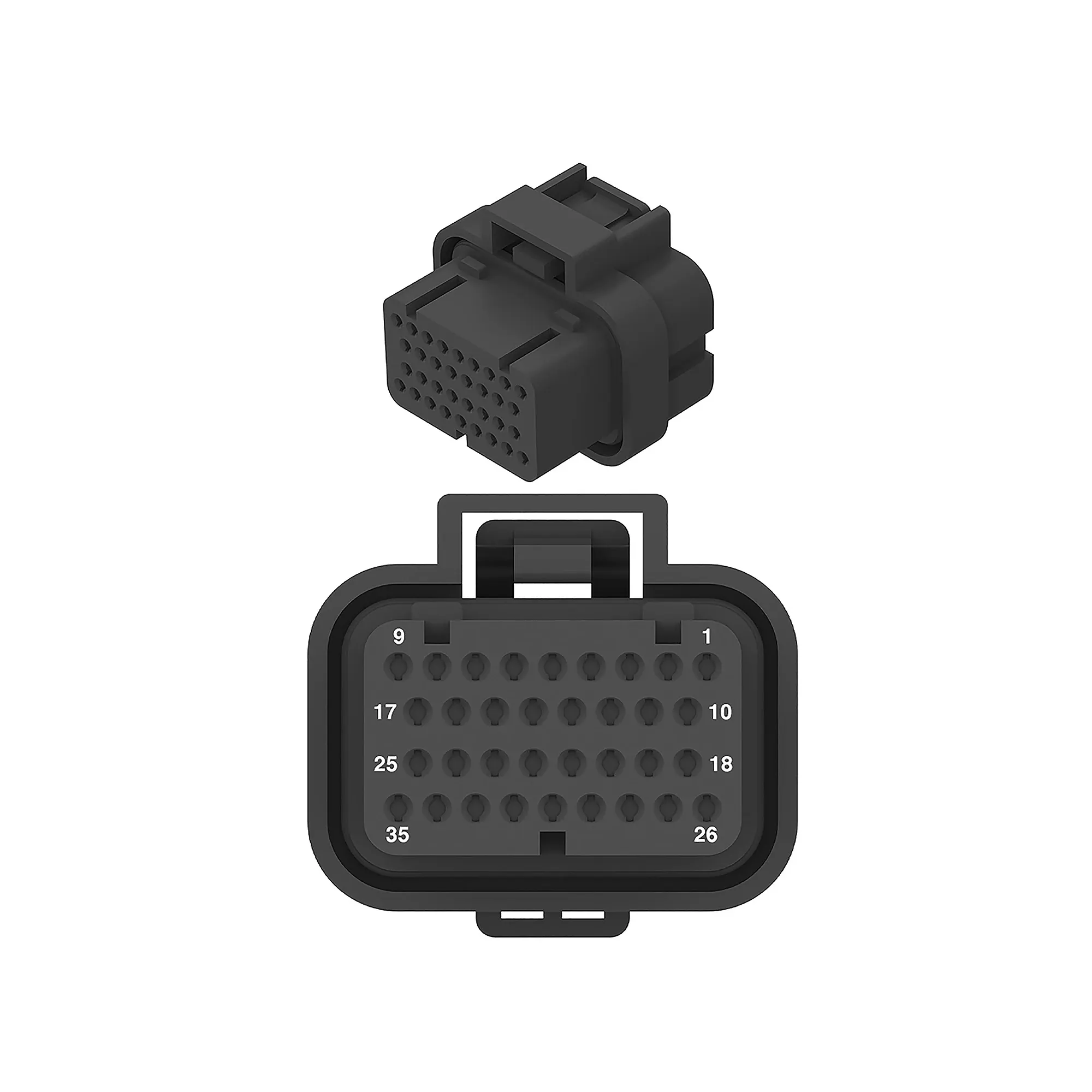 Tyco SS1.0 34W M Sld Blk Plstc