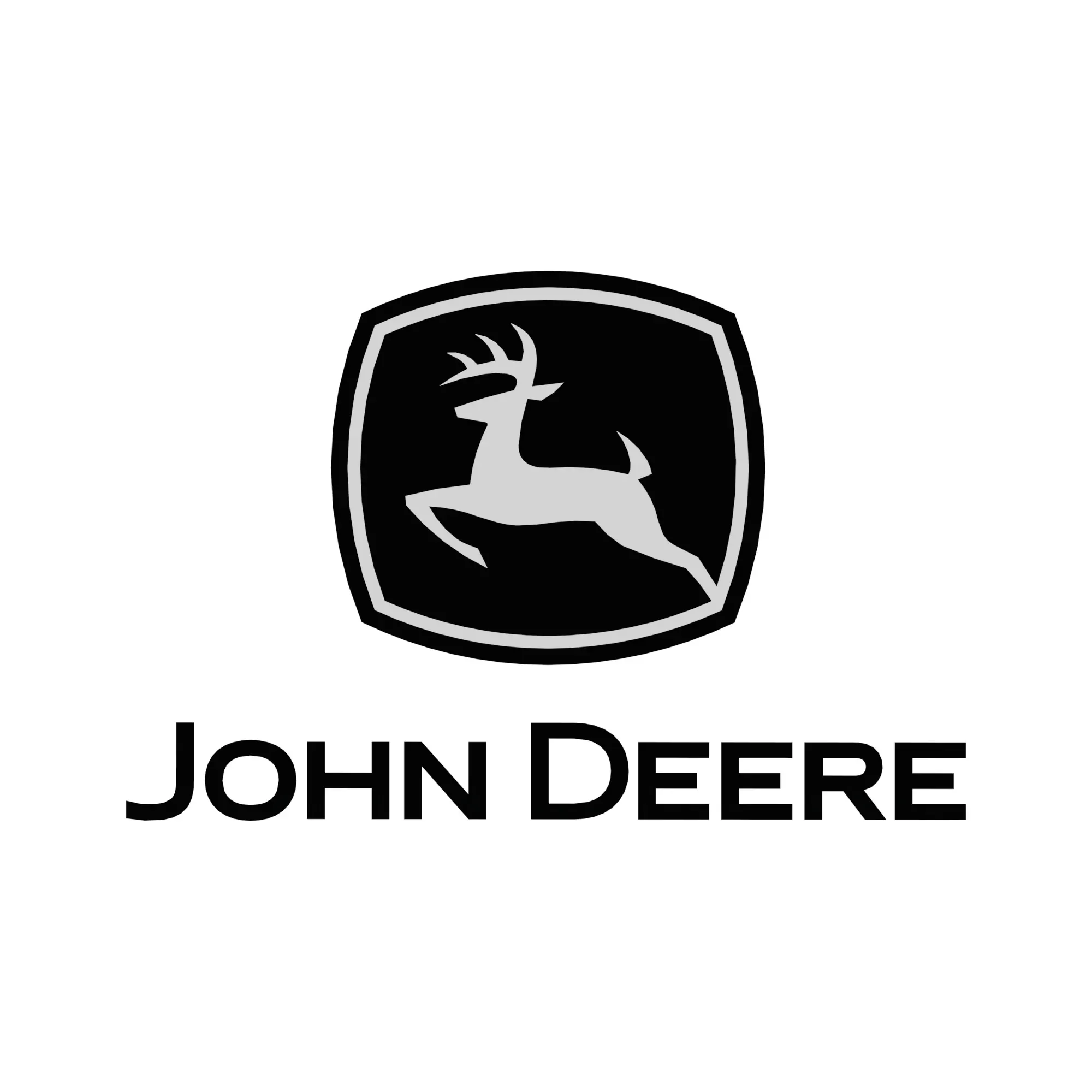 John Deere Vertical Composite Trademark Label - JD5770