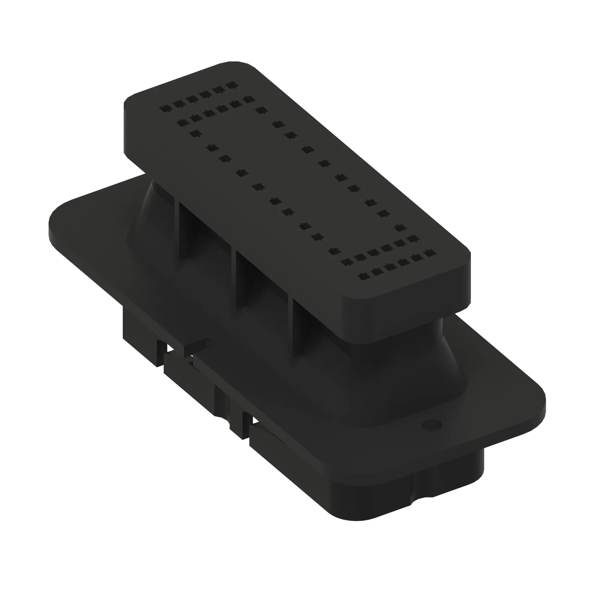 John Deere Black Internal Electrical Connector Housing - 57M10719