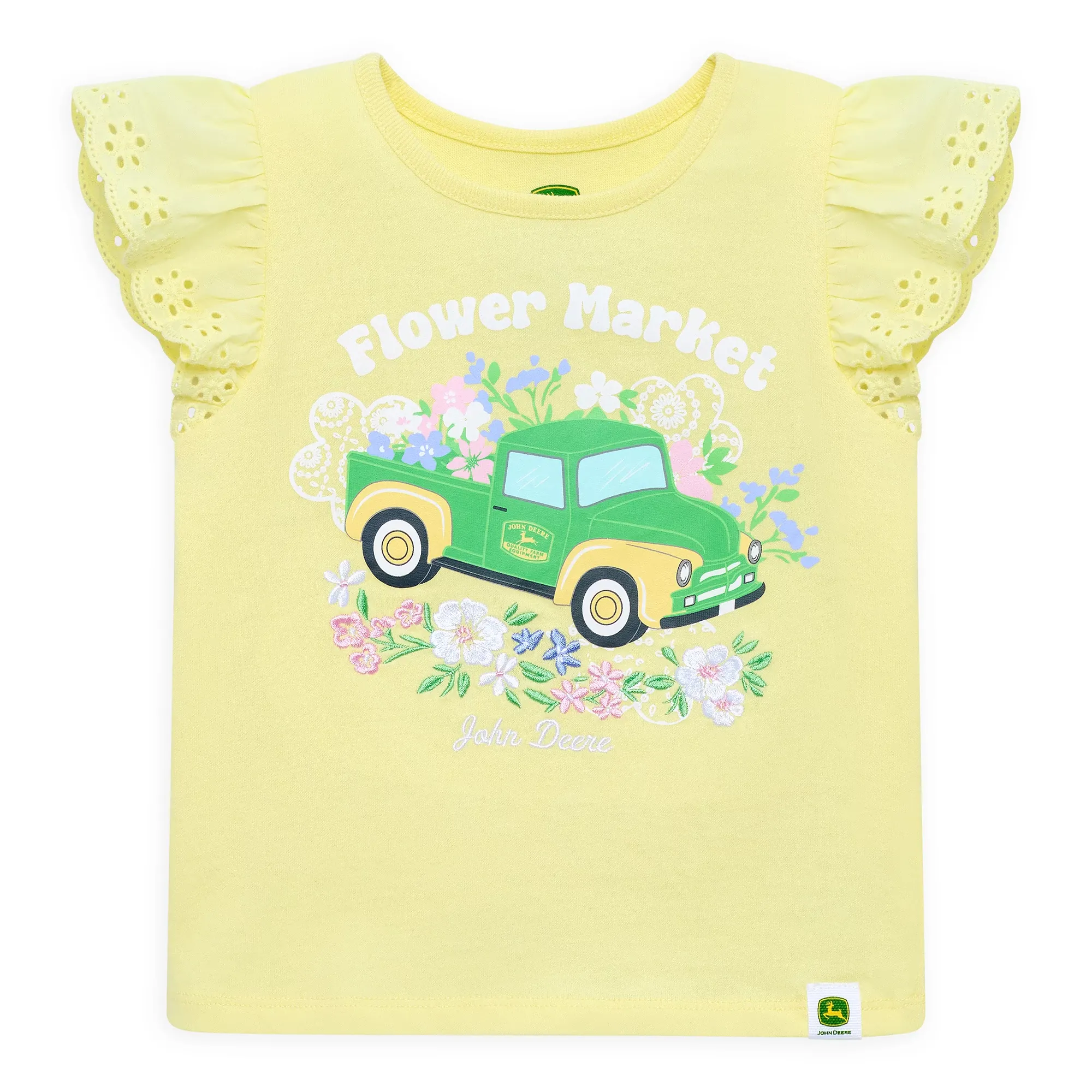 Flower Market Flutter Sleeved T-Shirt