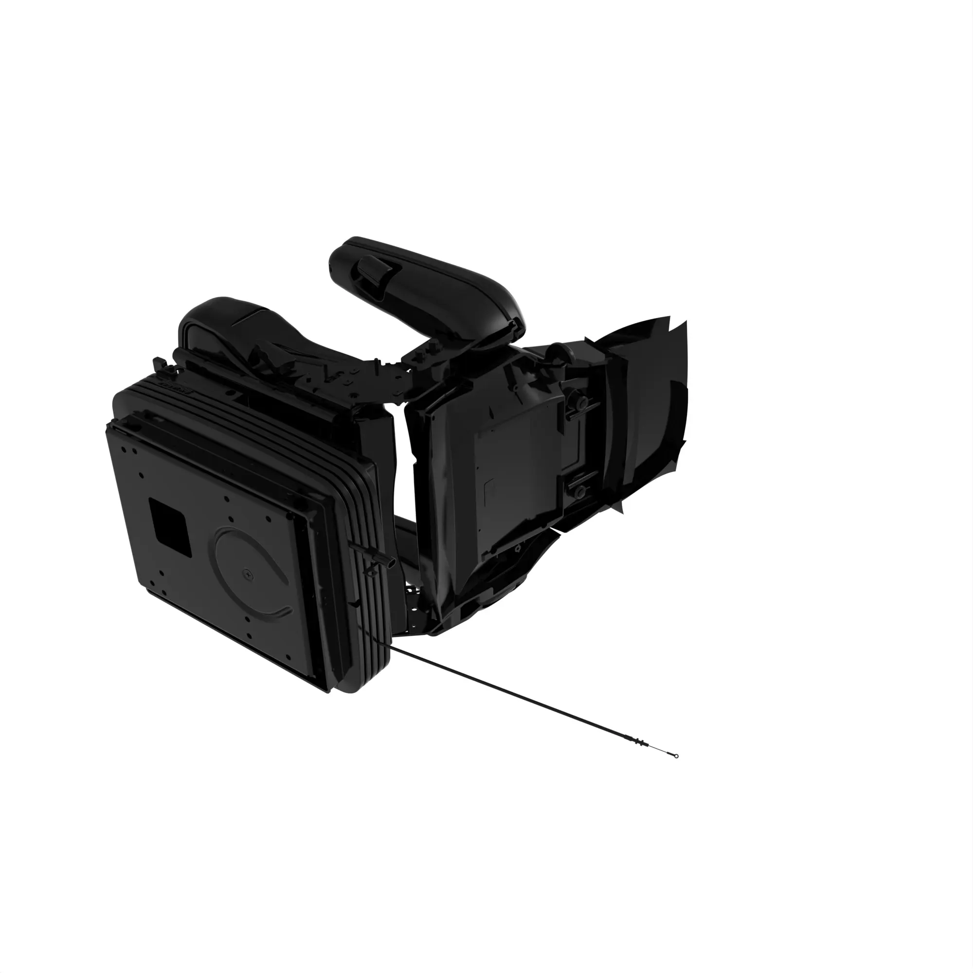 SEAT, SEAT, CLOTH W/AIR SUSP-GRAY