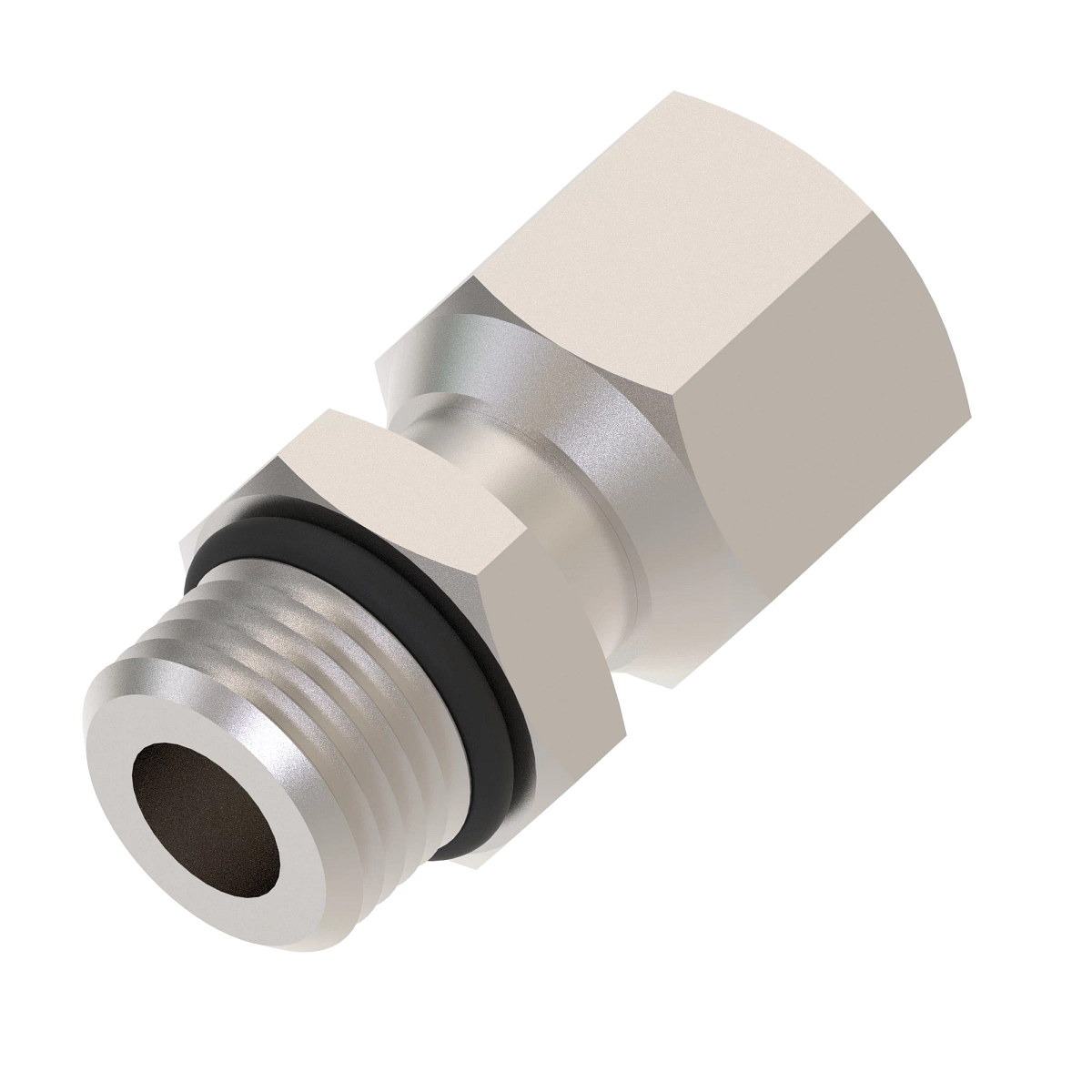 Adapter Fitting, 9/16FJIC Swiv-9/16