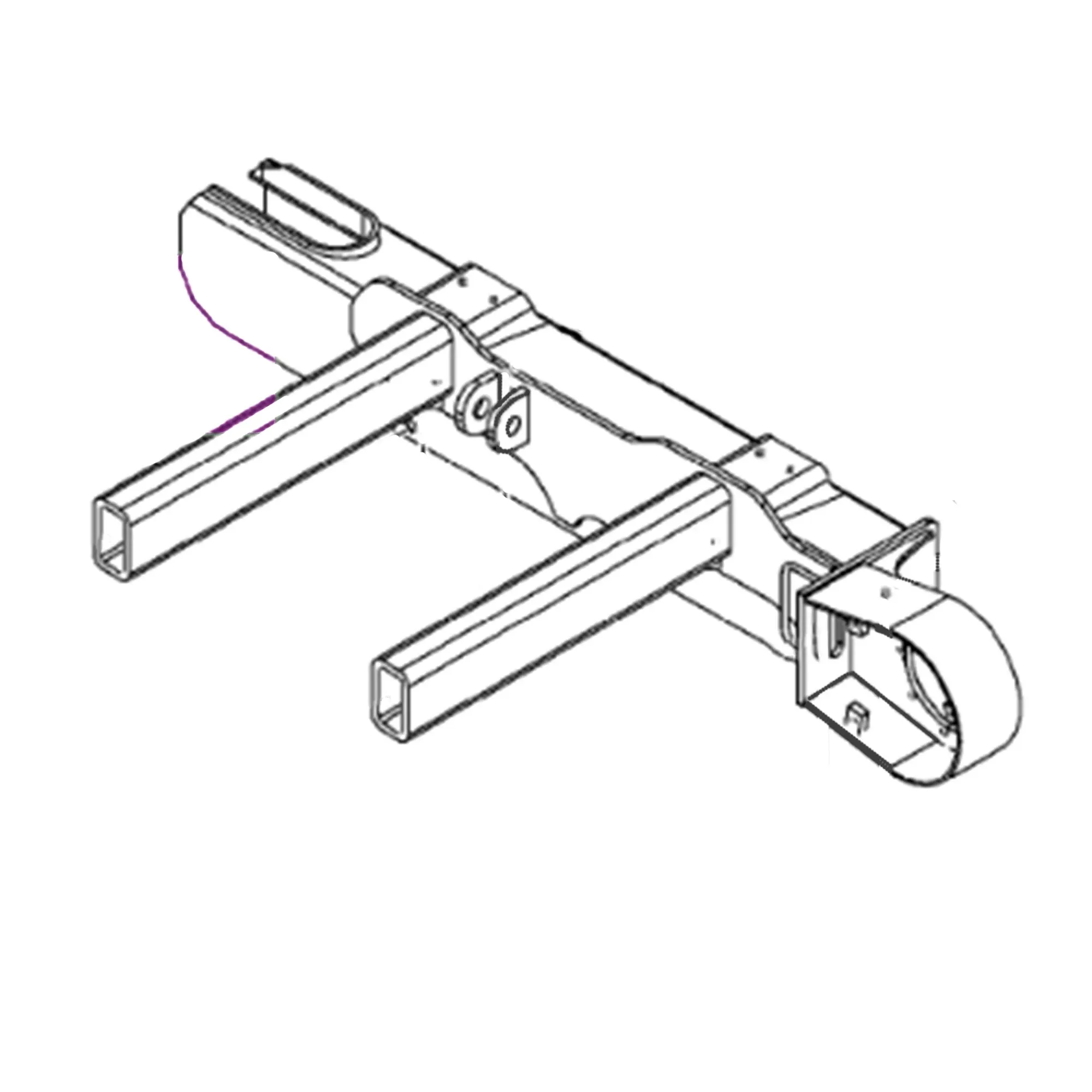 John Deere Track Frame, Right Side - 7050744
