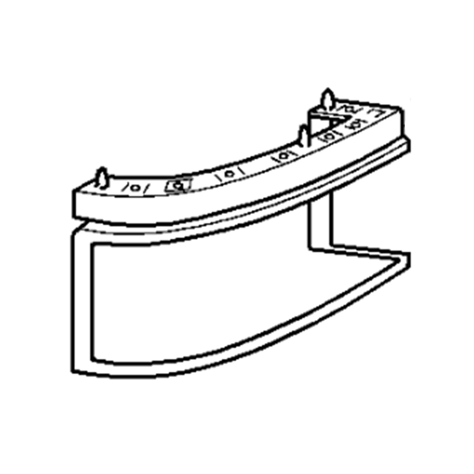 John Deere Front Grille Upper Frame - L80034