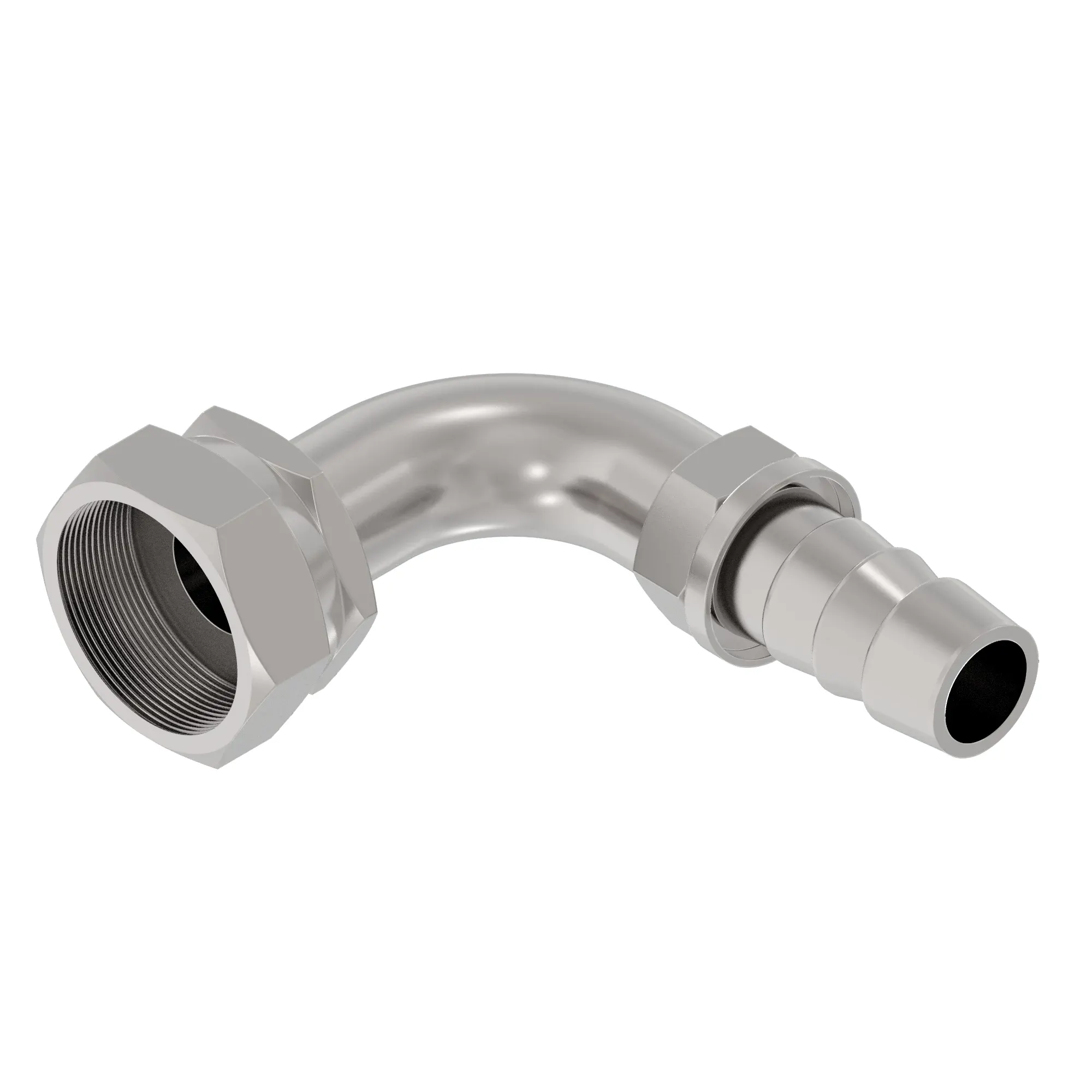 John Deere Female Swivel 90 Degree Elbow Fitting - AN374872