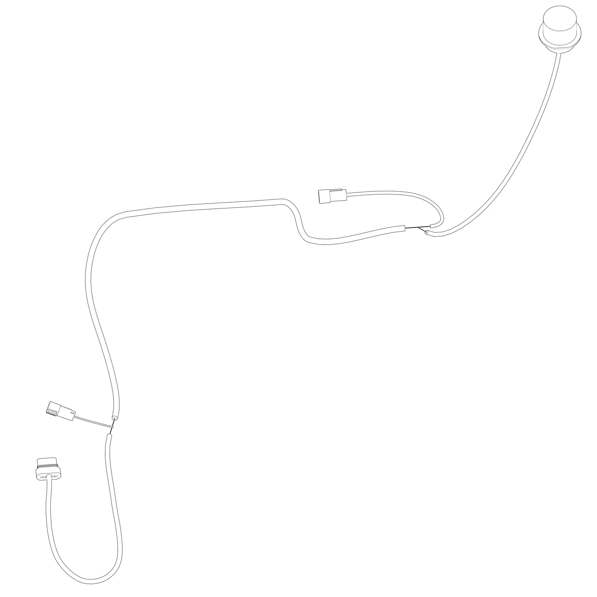 John Deere Auxiliary Armrest Wiring Harness - AH220231