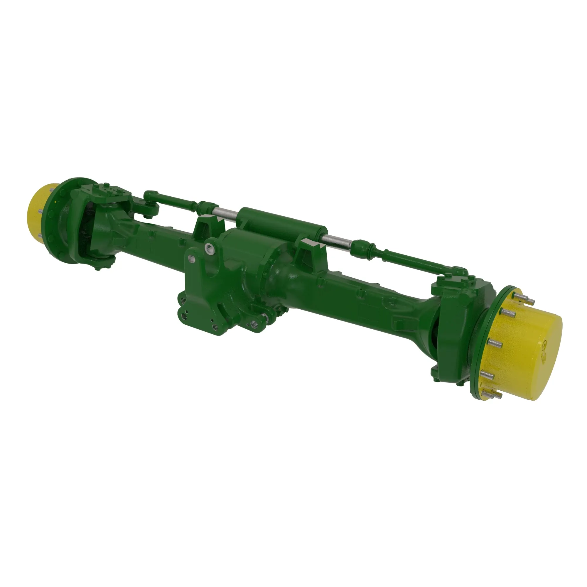 MFWD I=13.846/TLS (750/10141811), M50HD, King Pin=8, 
Caster=12, Camber=1, M18 steering cylinder ports
