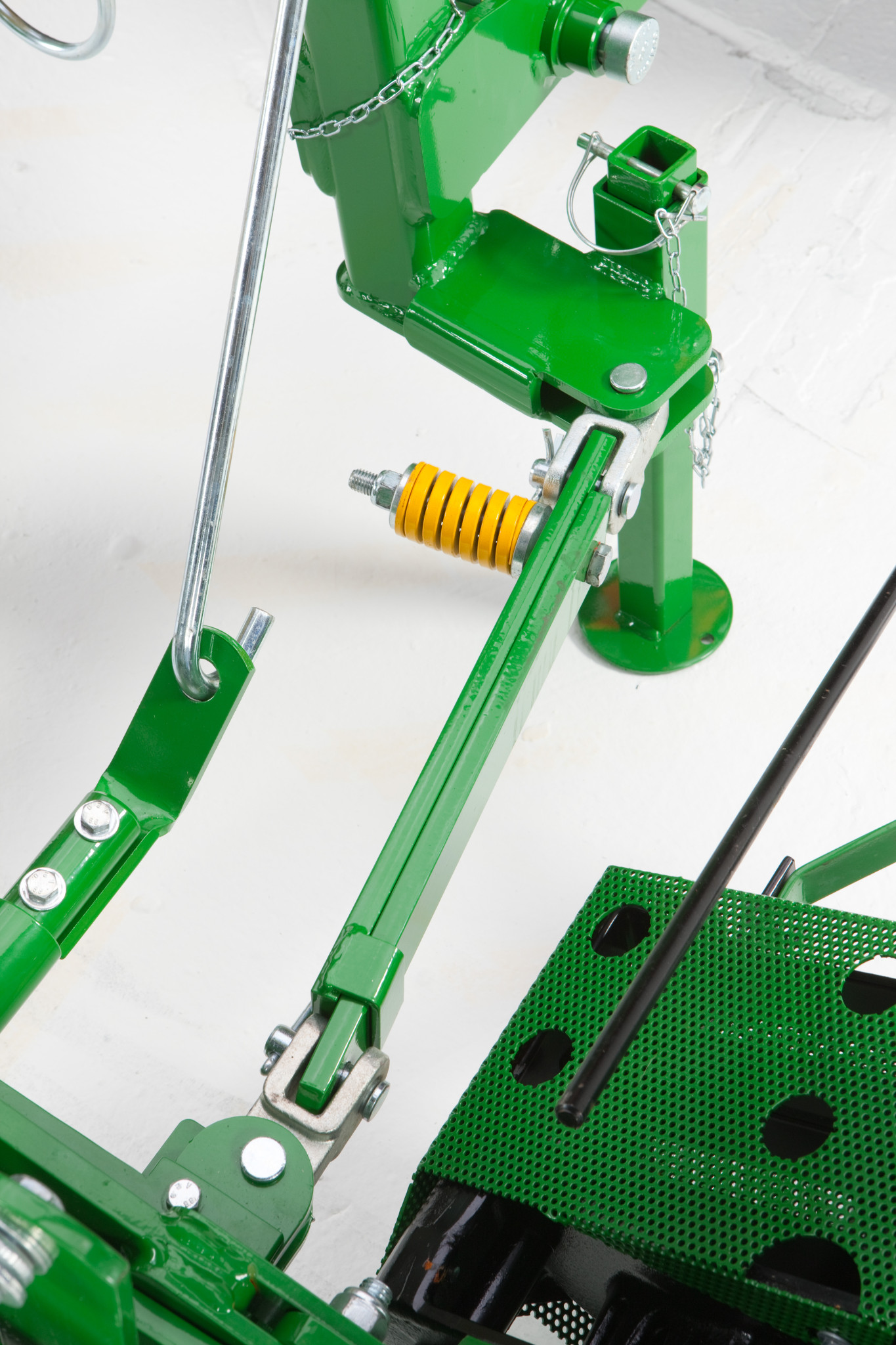 Overhead studio view of breakaway mechanism on SB31 Sickle Bar Mower