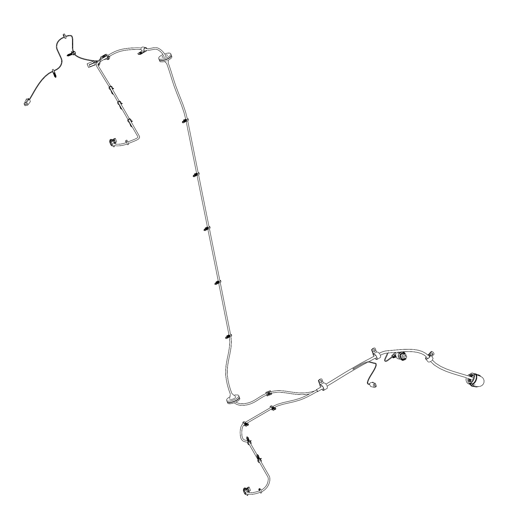 Wiring Harness, Premium Flex residue, LH