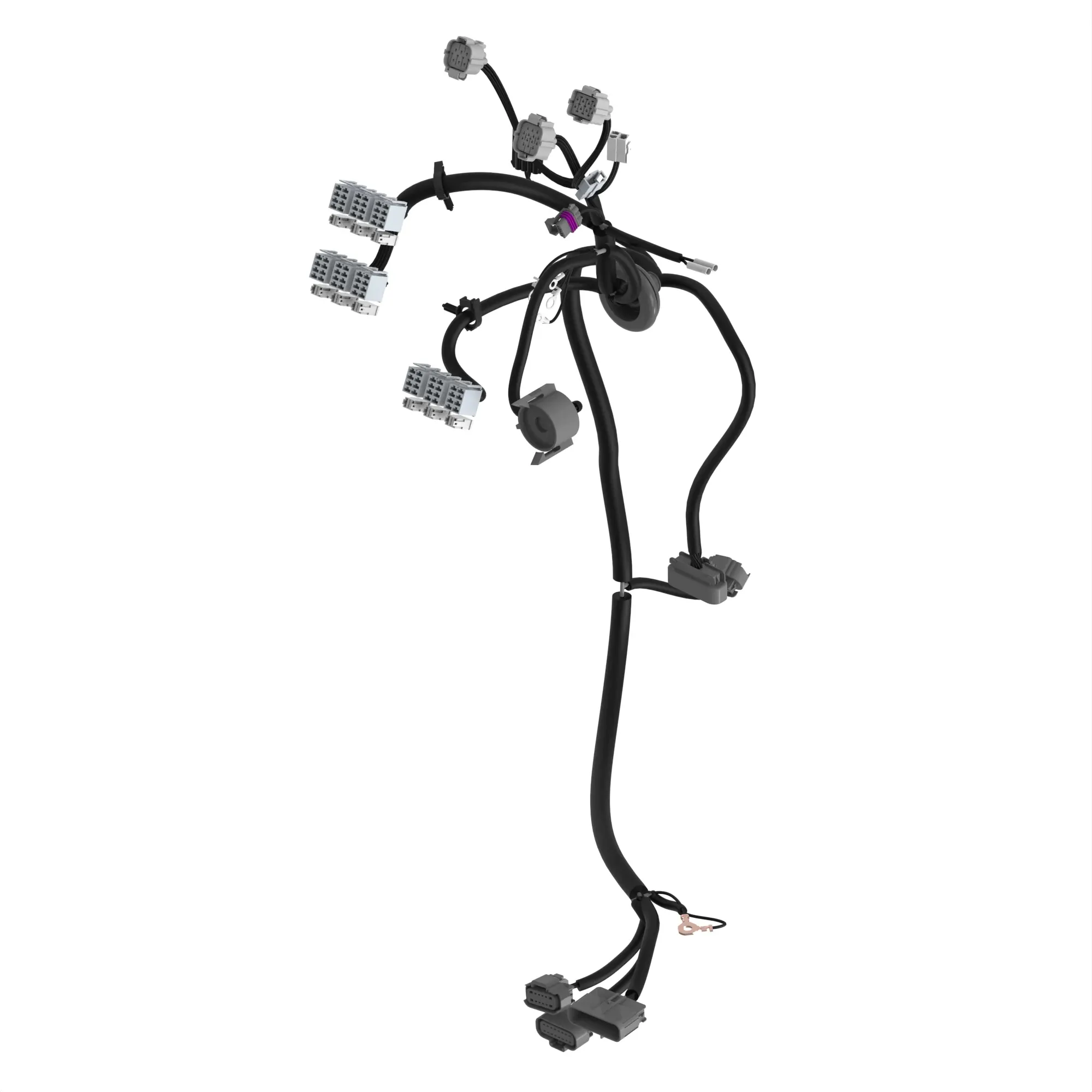 John Deere Dry Clutch Front Control Wiring Harness - SJ23578