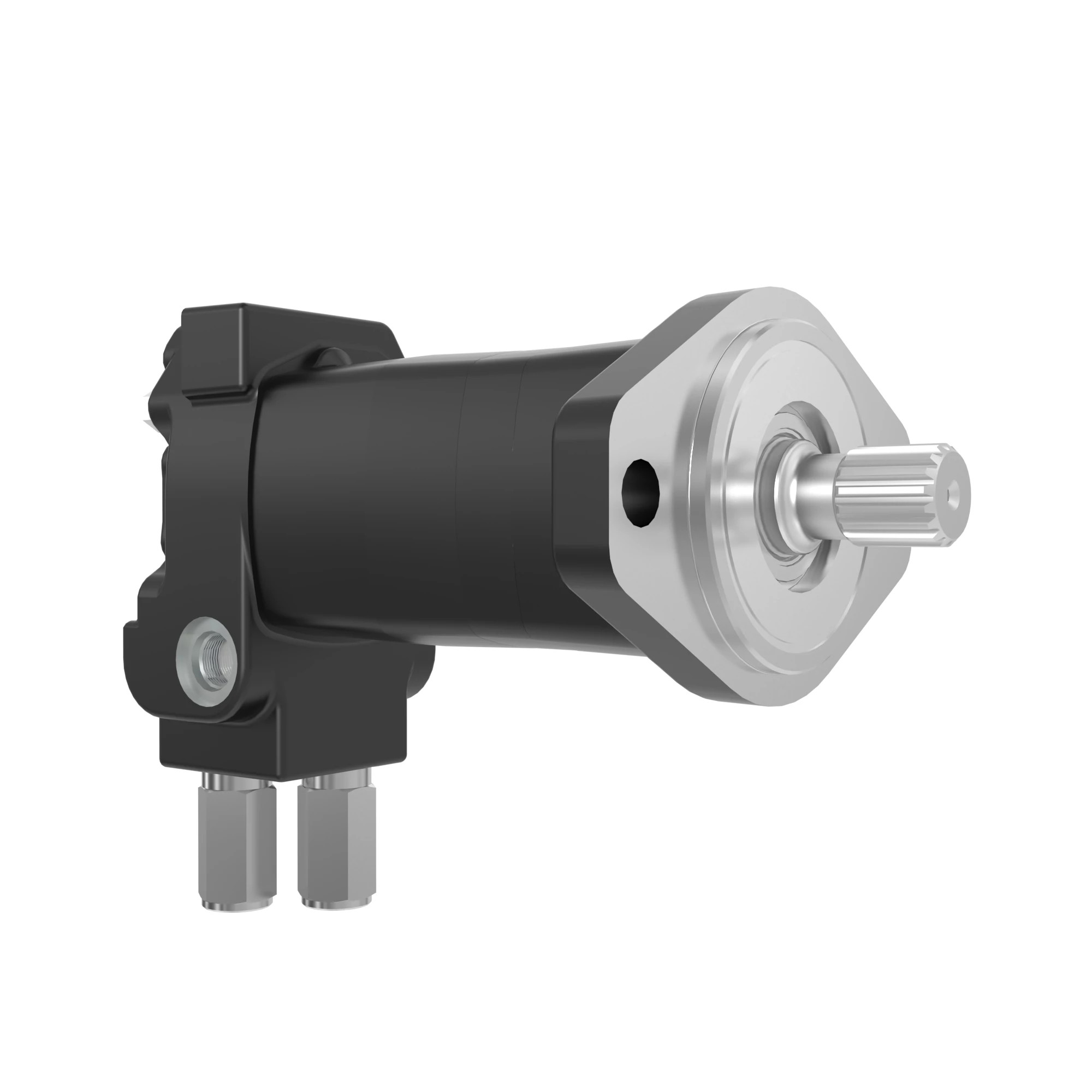 John Deere Grapple Rotate Hydraulic Motor with Crossover Relief - AT412088