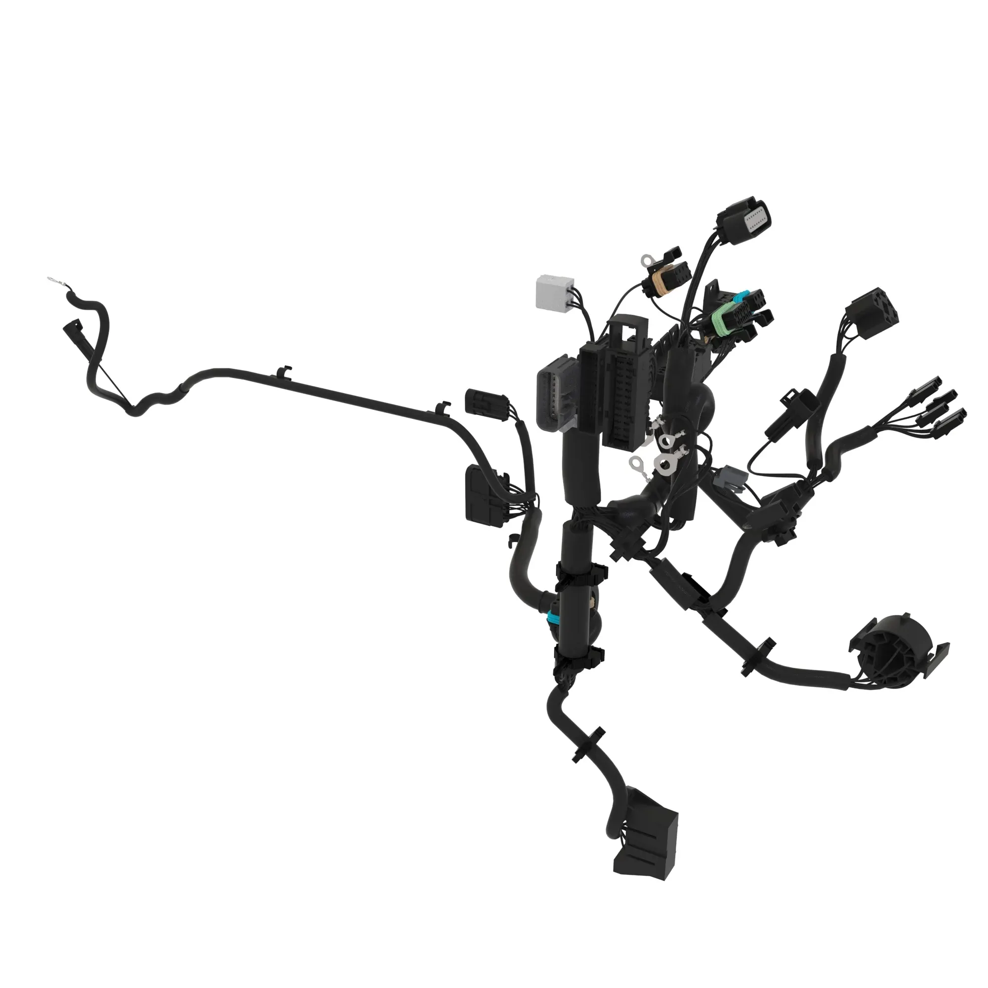 CAB WIRING HARNESS, (5X25 STD CAB FRONT CONSOLE)  (PR & HITCH)