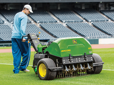 Field, Walk Behind Aerator, The Aercore™ 800 was designed to be turf friendly