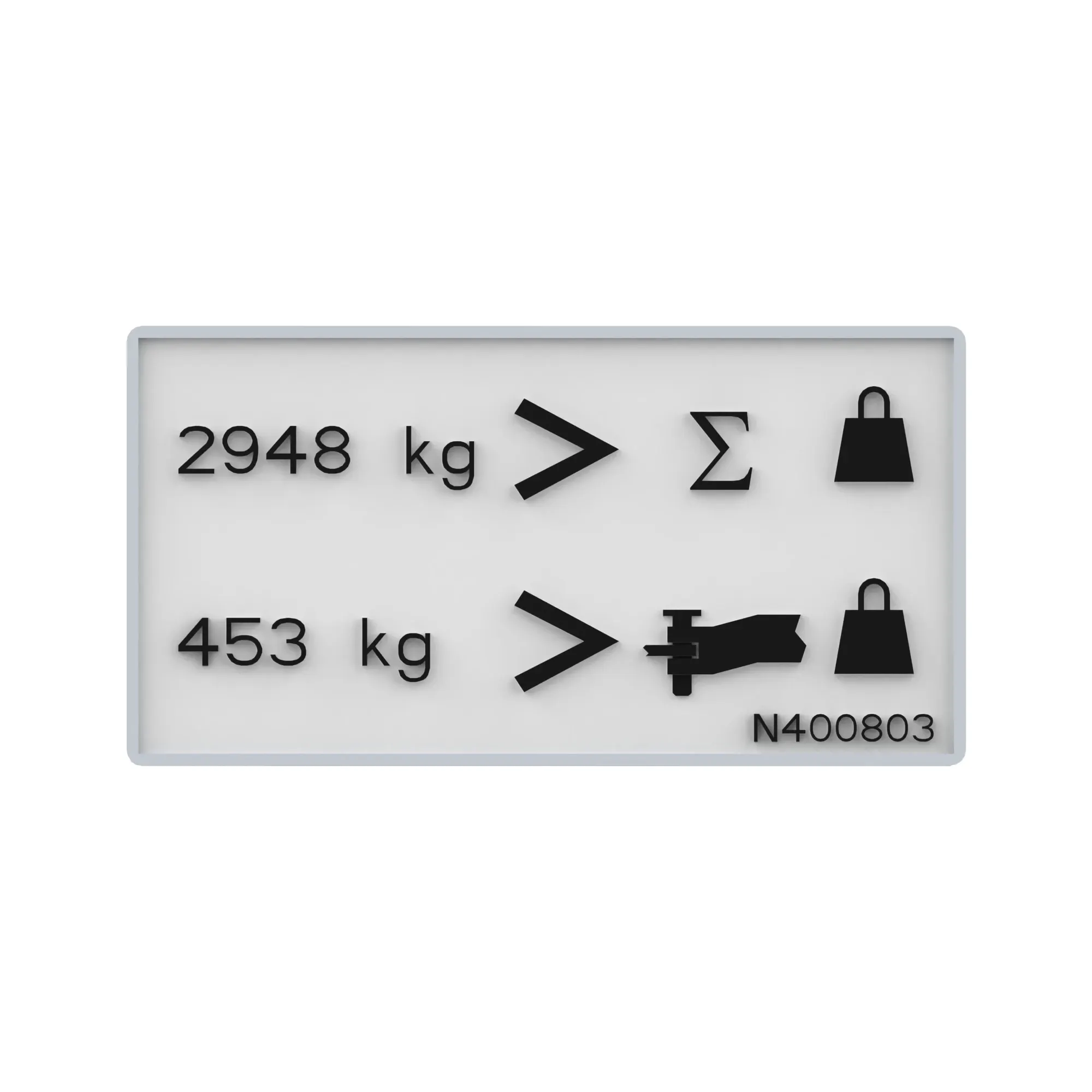 John Deere Safety Sign - N400803