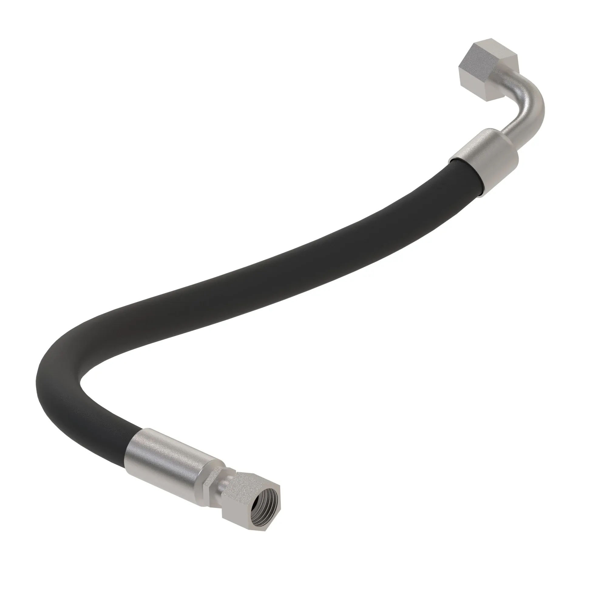 John Deere Hydraulic Reservoir to Hydraulic Pump Hose - AT416049