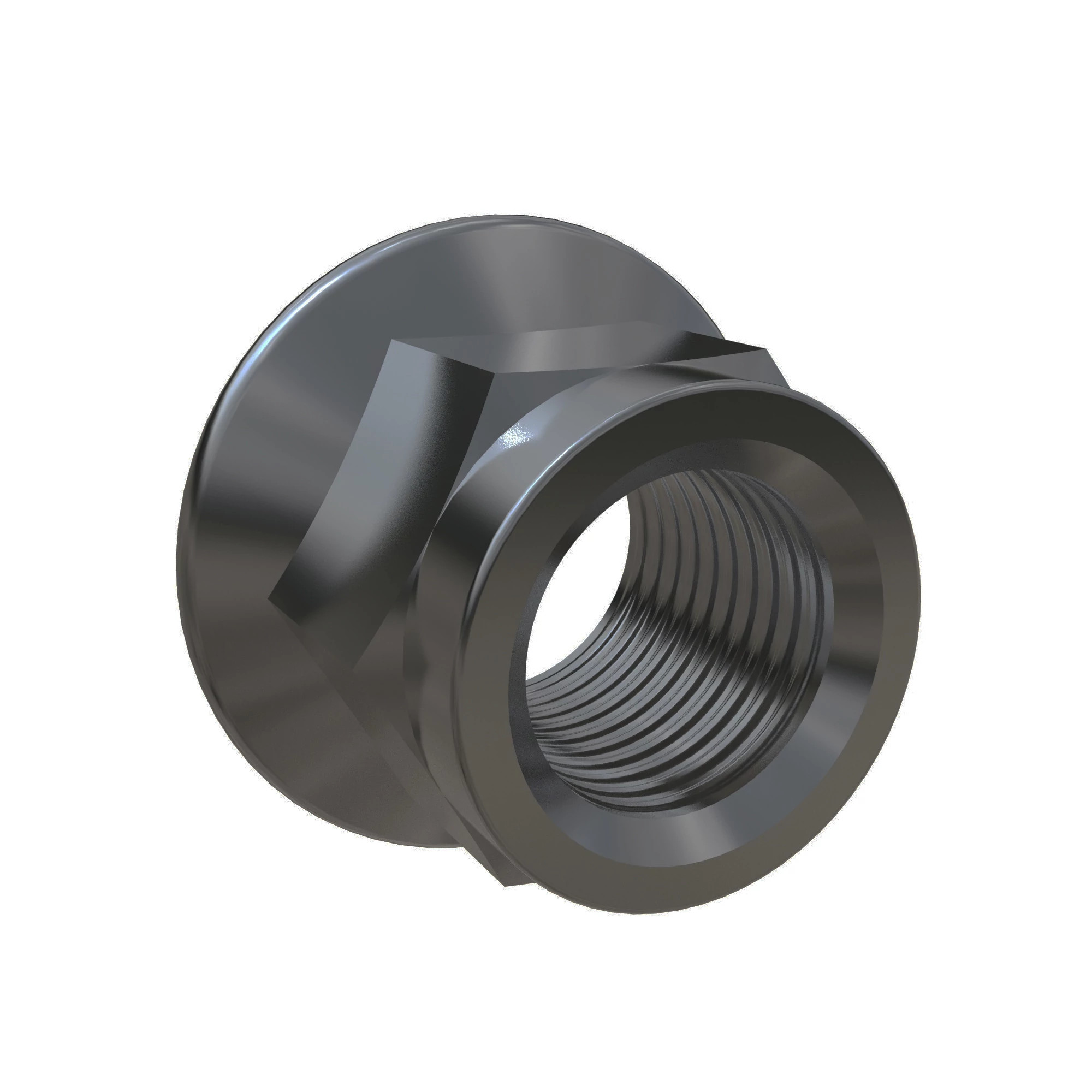 NUT, METRIC, HEX FL, SELF LOCKING