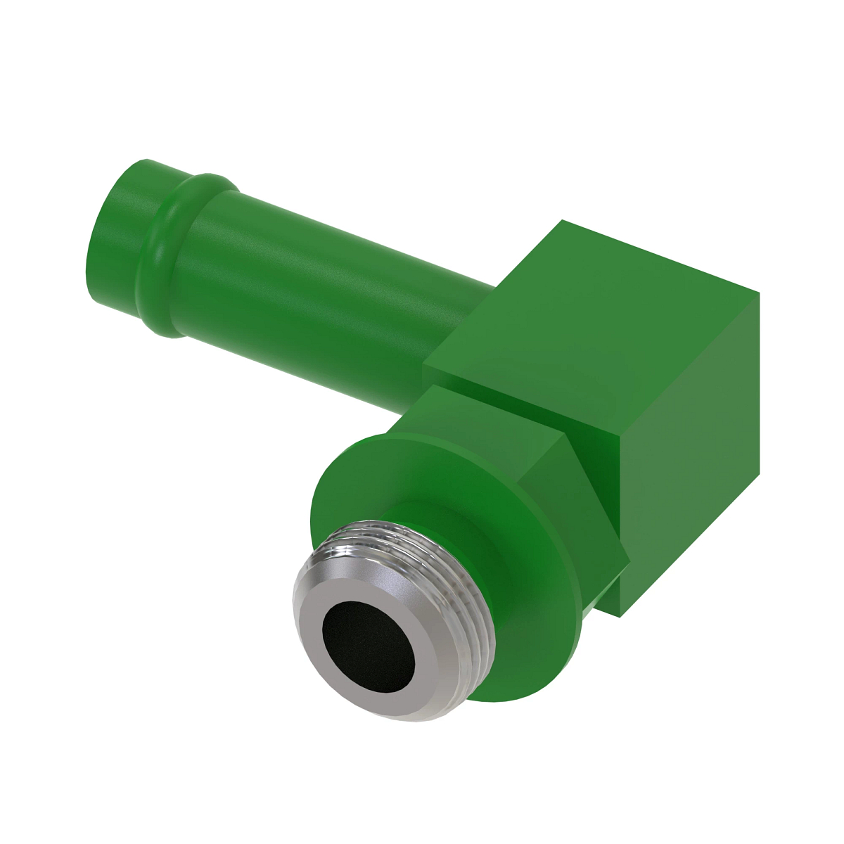 John Deere Adjustable 90 Degree Beaded Elbow Adapter Fitting - T353277